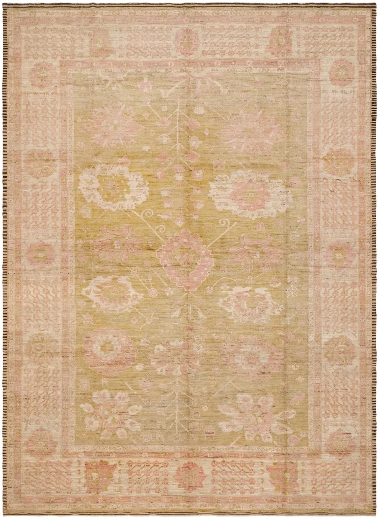 Jardin Oushak Hand-Knotted Wool Rug