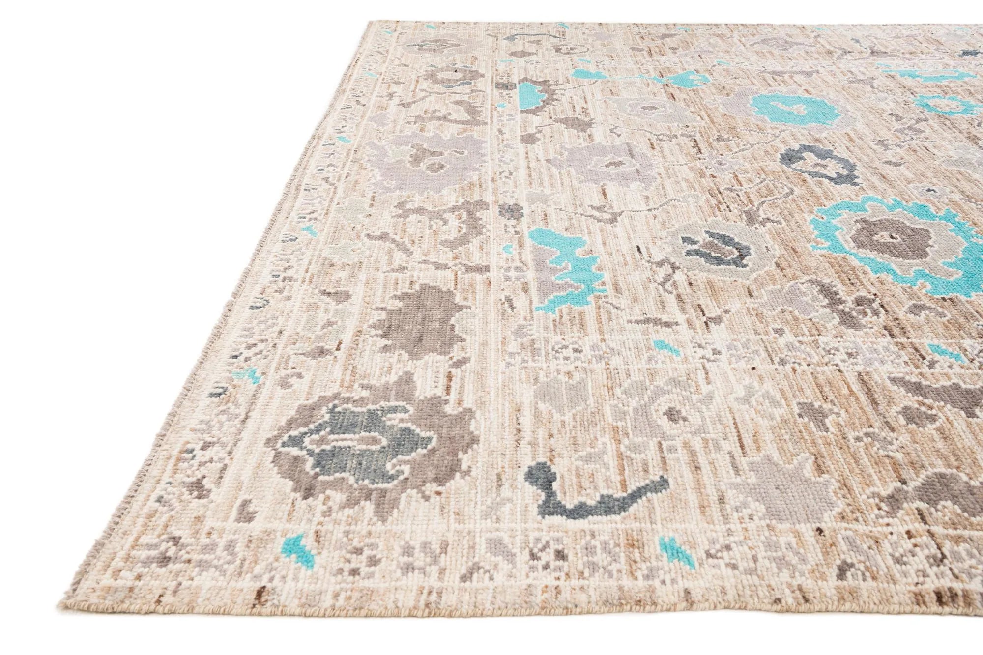 Helena Oushak Hand-Knotted Wool Rug