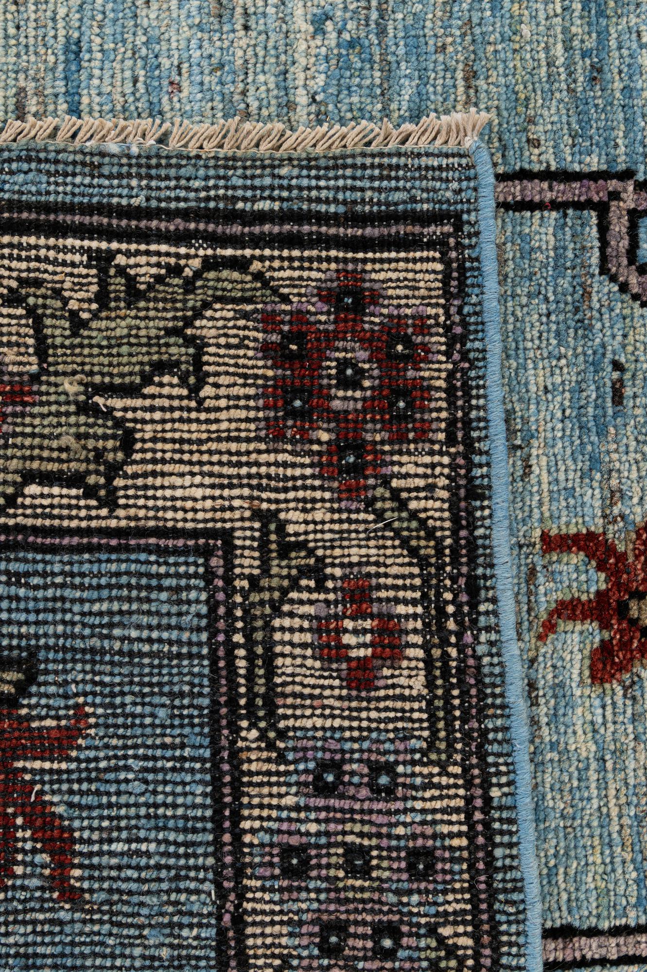 Celine Oushak Hand-Knotted Wool Rug