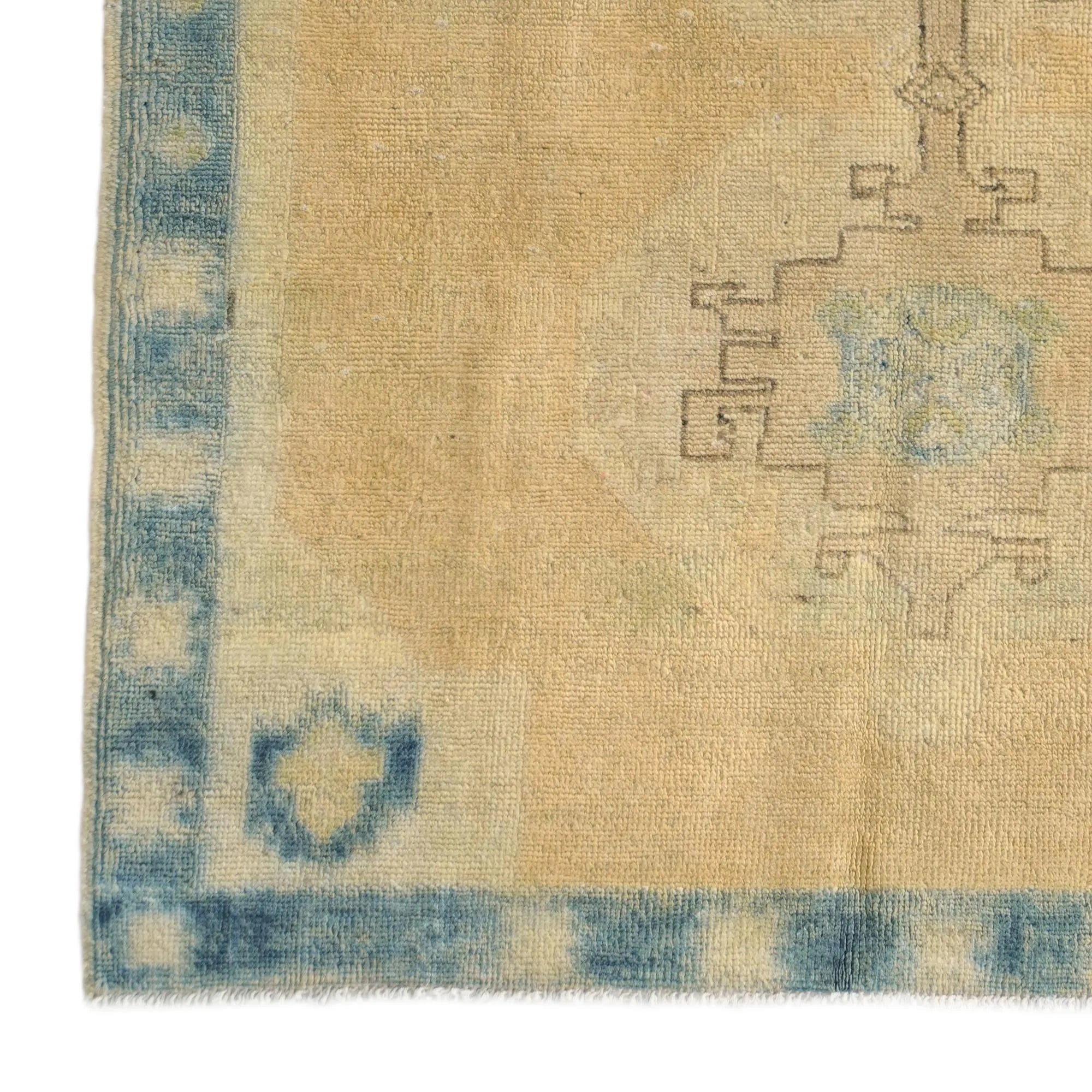 Elite Oushak Hand-Knotted Wool Rug