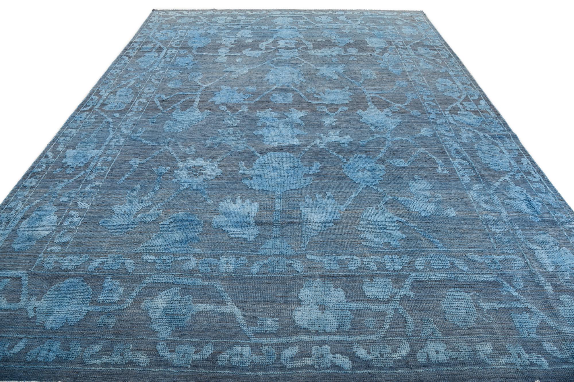 Sunflower Oushak Hand-Knotted Wool Rug