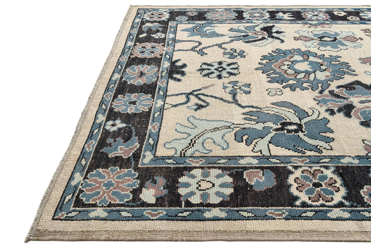 Timeless Oushak Hand-Knotted Wool Rug