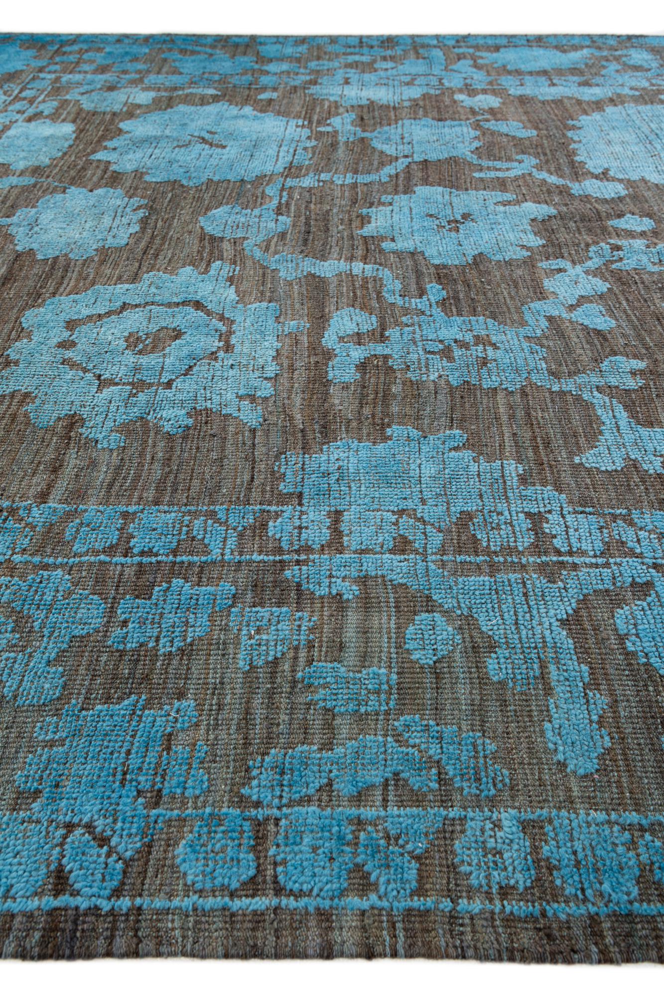 Evelyn Oushak Hand-Knotted Wool Rug