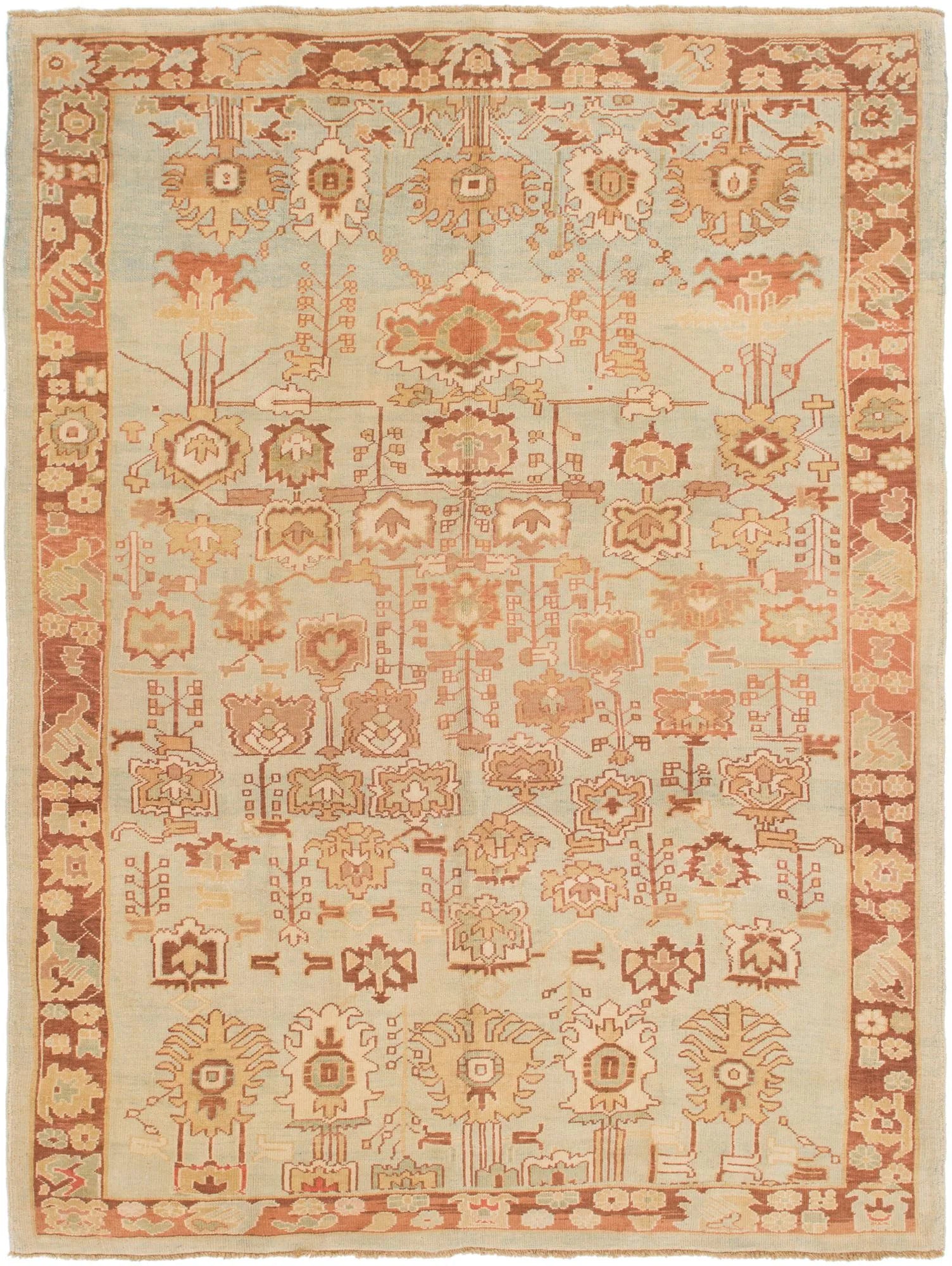 Magnolia Oushak Hand-Knotted Wool Rug