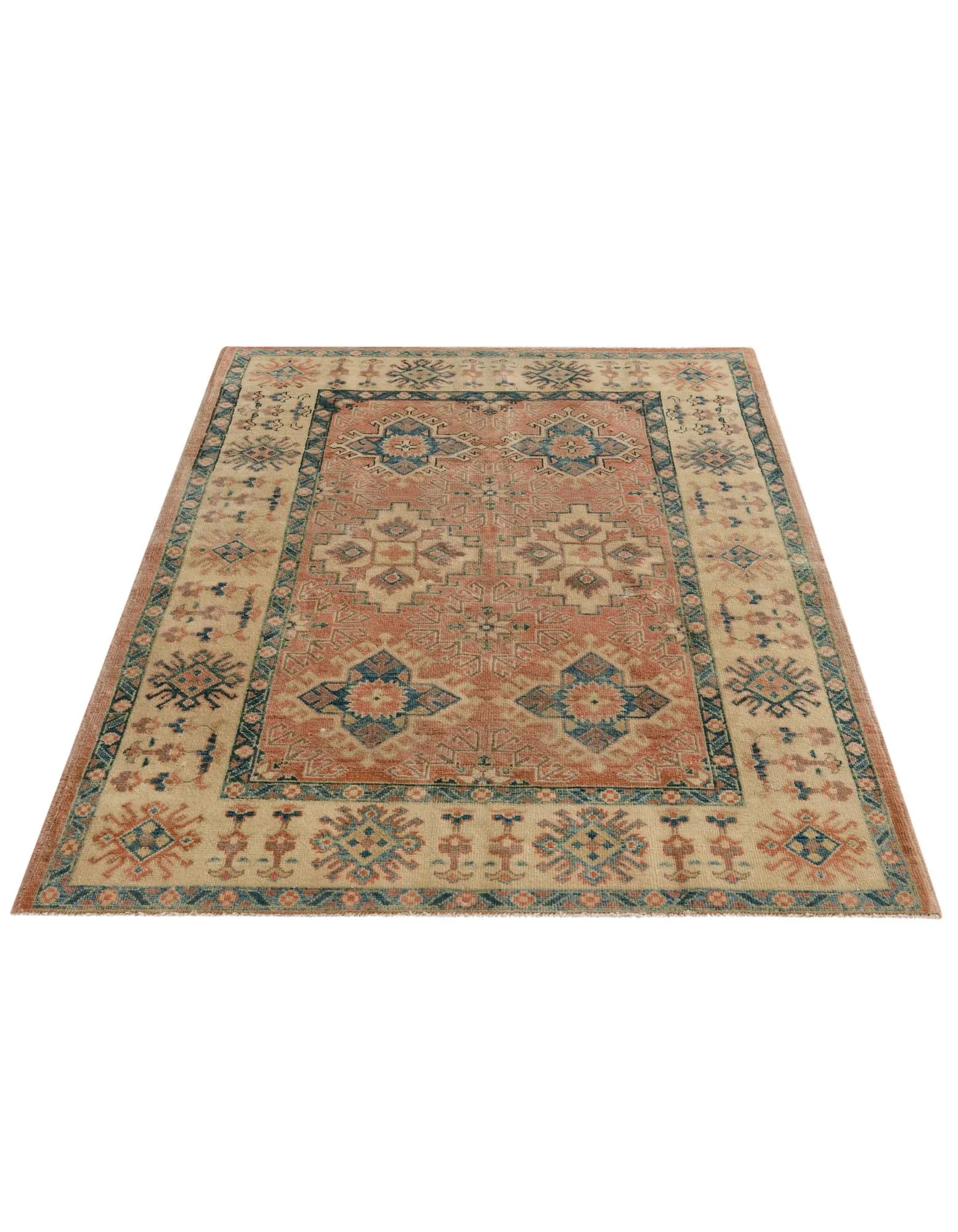 Camellia Oushak Hand-Knotted Wool Rug