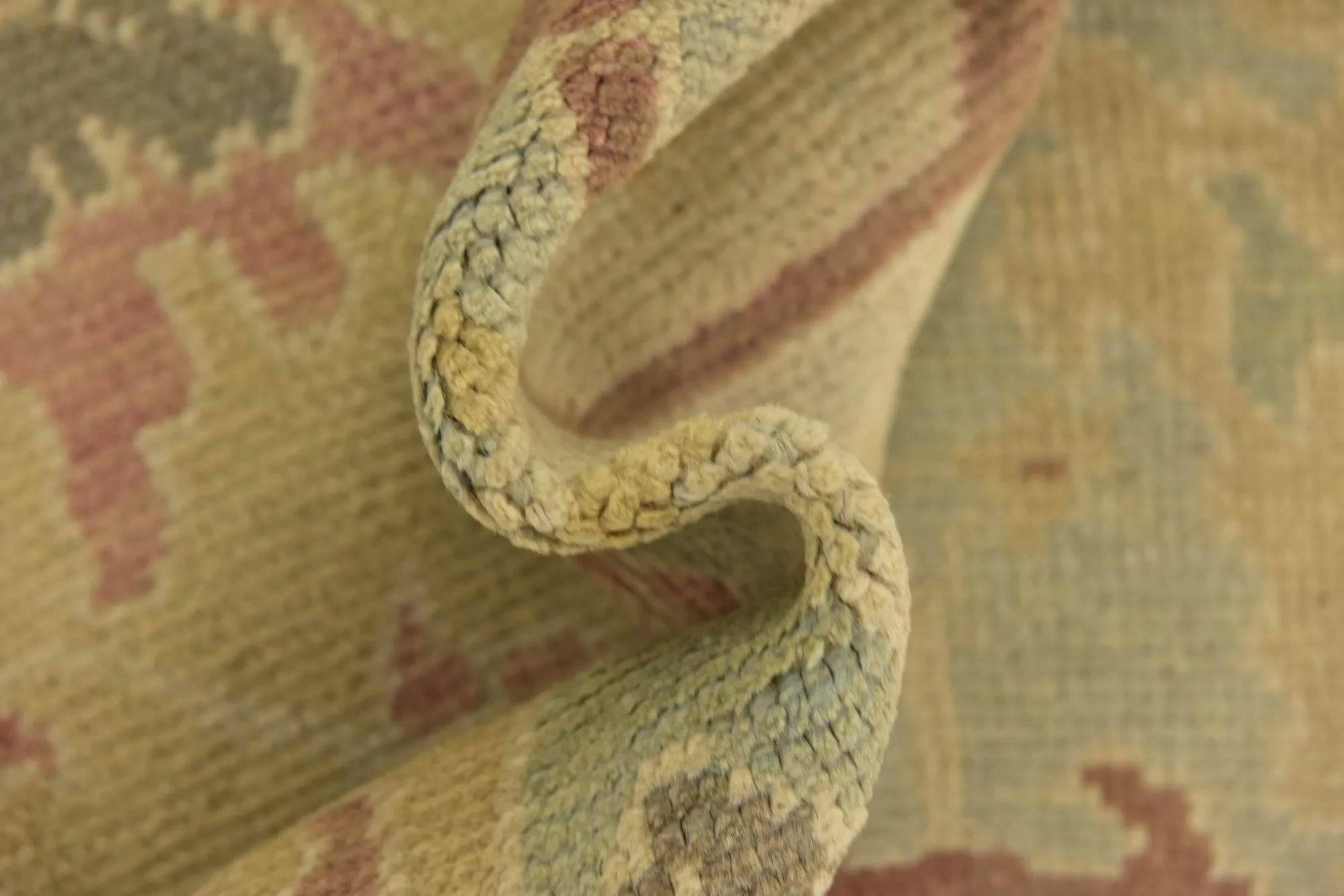Lucia Oushak Hand-Knotted Wool Rug
