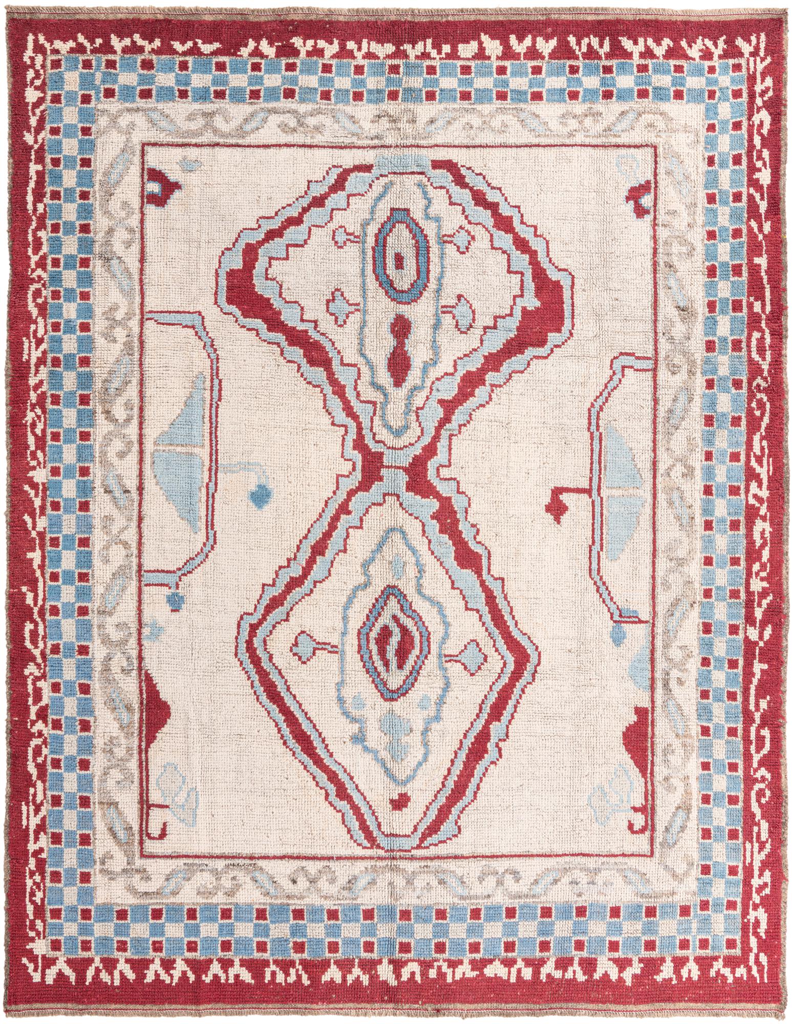 Grandeur Oushak Hand-Knotted Wool Rug