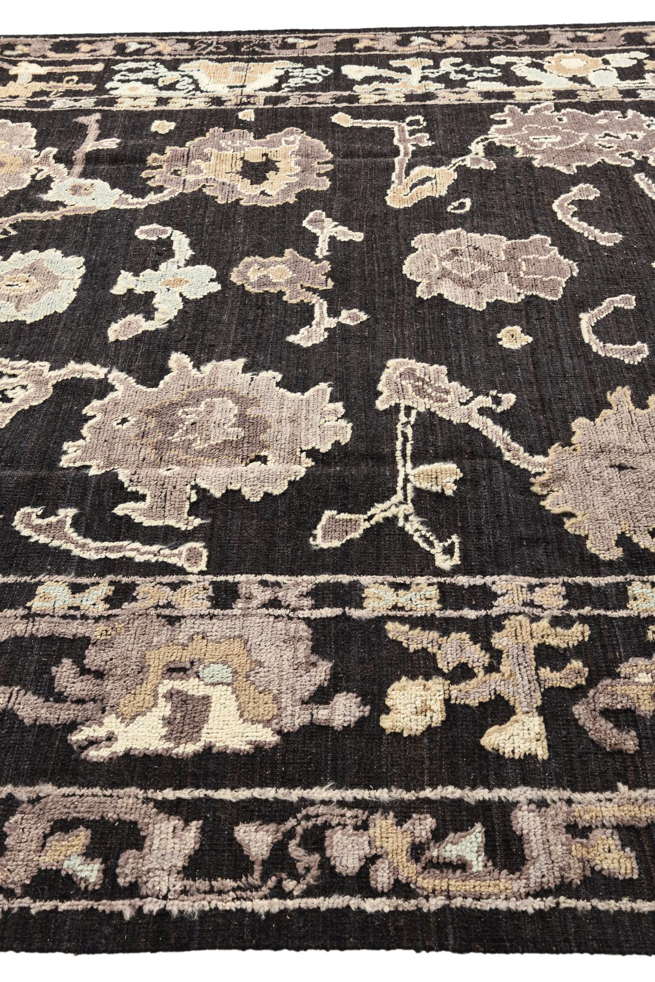 Aria Oushak Hand-Knotted Wool Rug