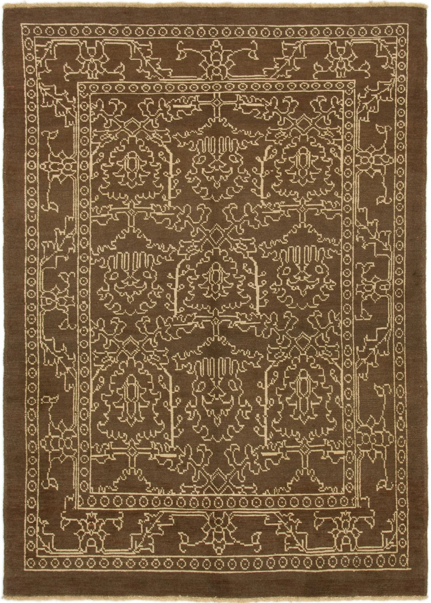 Wildflower Oushak Hand-Knotted Wool Rug