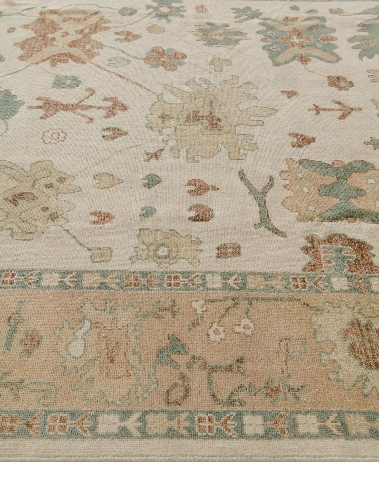 Natalia Oushak Hand-Knotted Wool Rug