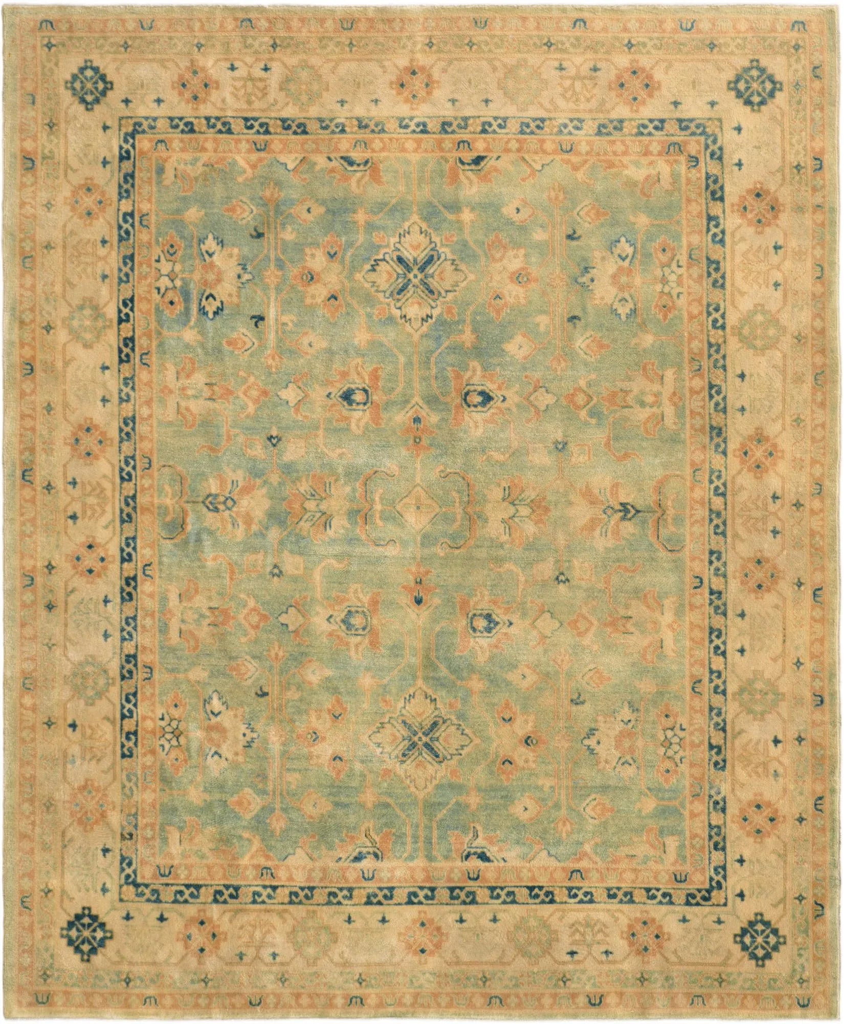 Elara Oushak Hand-Knotted Wool Rug