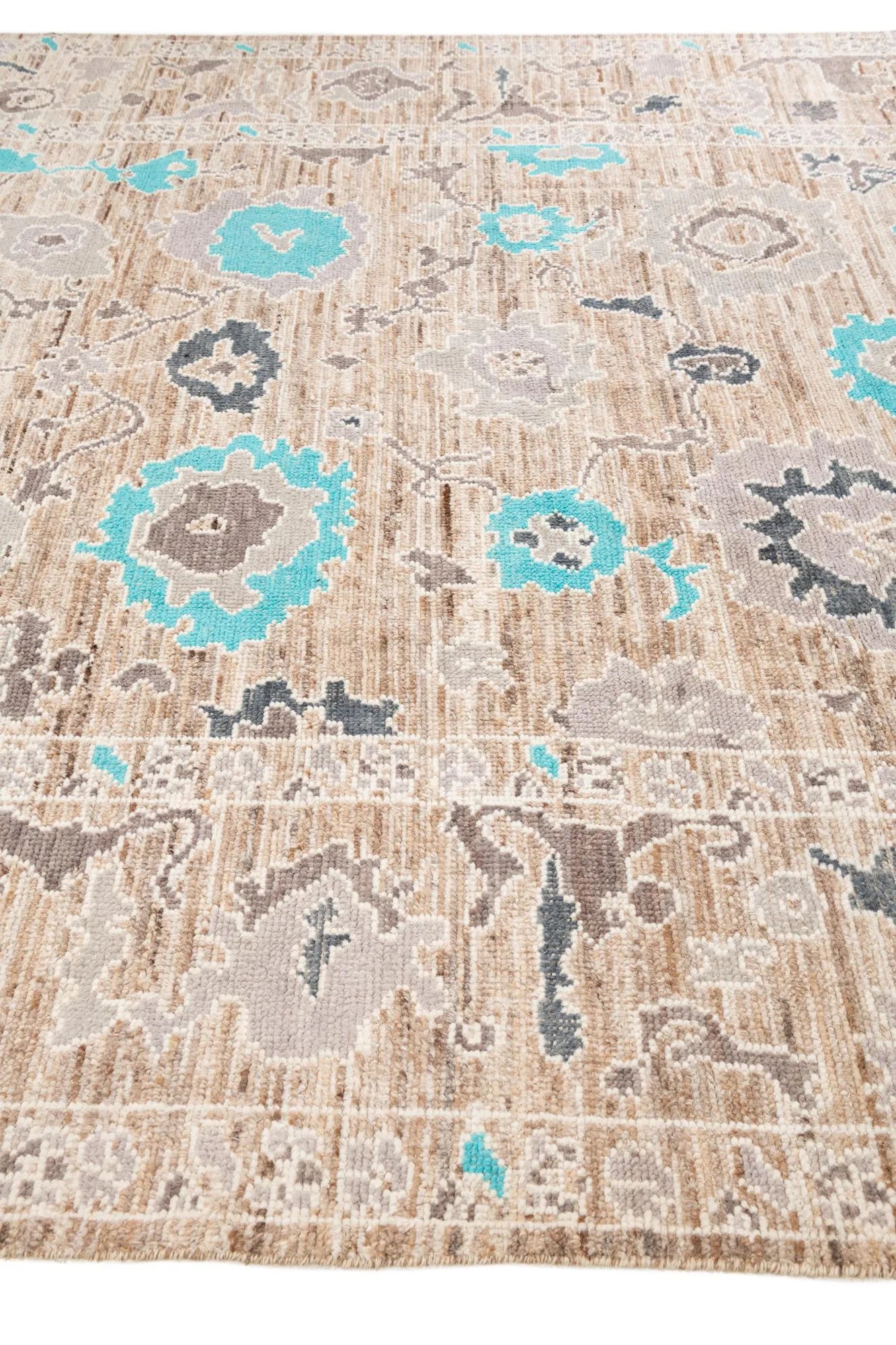 Helena Oushak Hand-Knotted Wool Rug