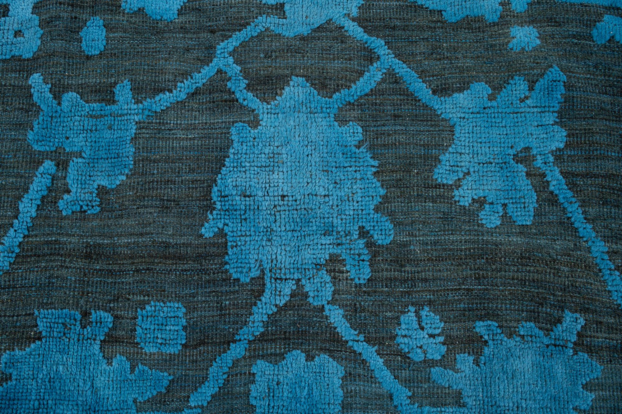 Florence Oushak Hand-Knotted Wool Rug
