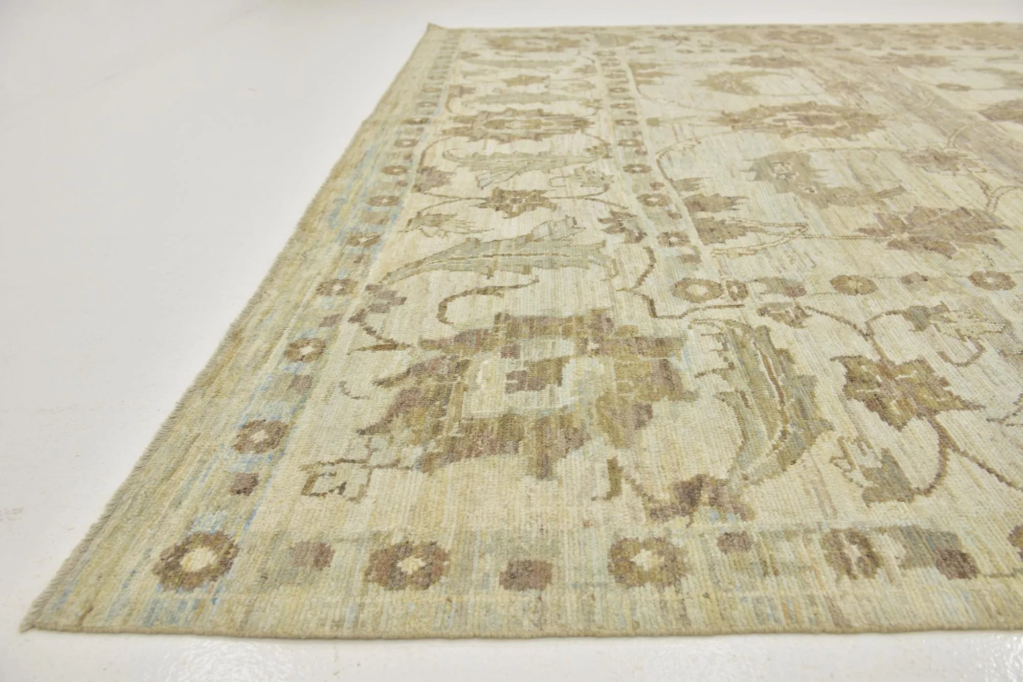 Imperial Oushak Hand-Knotted Wool Rug
