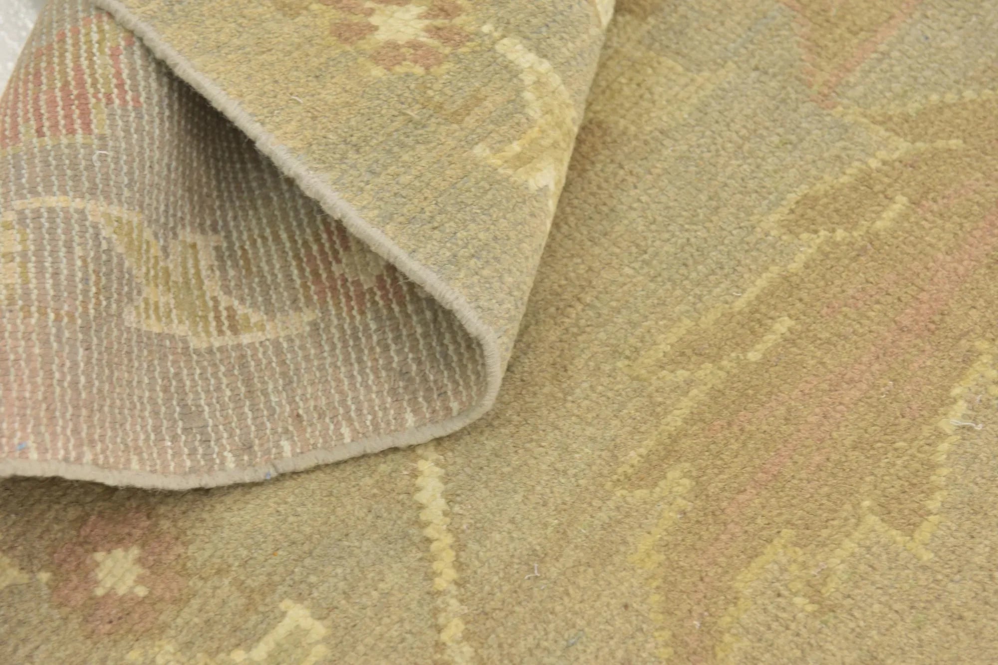 Etoile Oushak Hand-Knotted Wool Rug