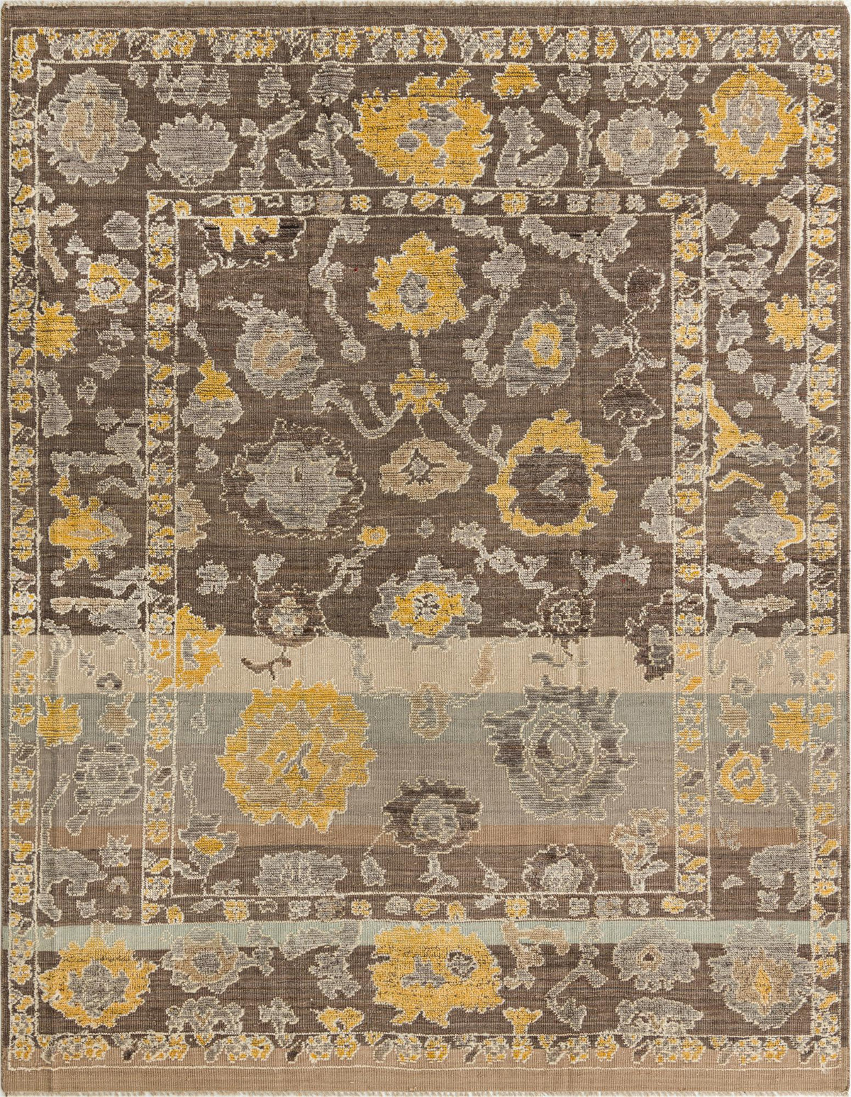 Madeline Oushak Hand-Knotted Wool Rug