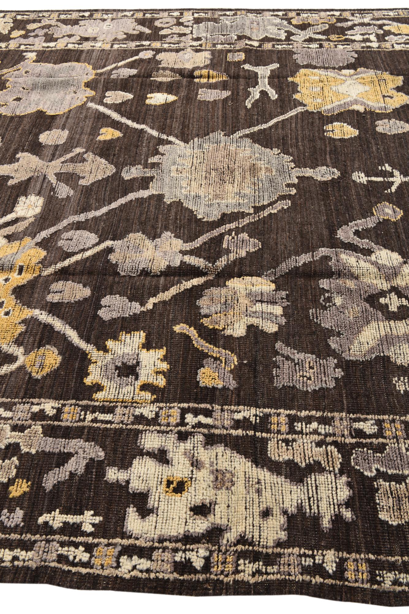 Alina Oushak Hand-Knotted Wool Rug