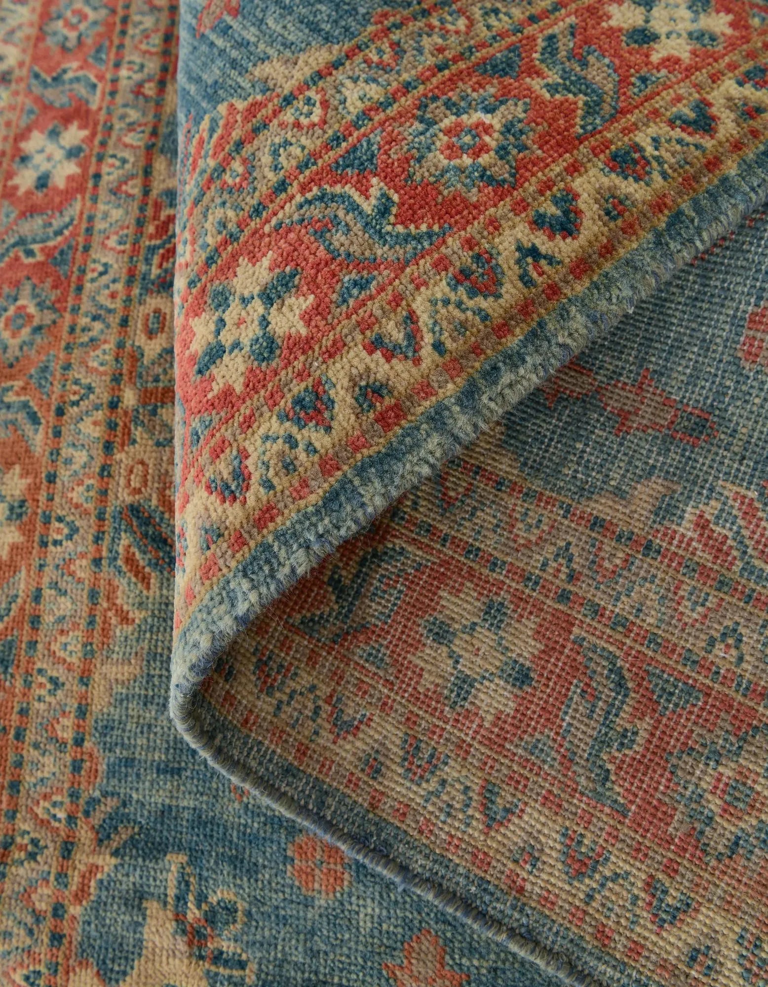 Magnificent Oushak Hand-Knotted Wool Rug