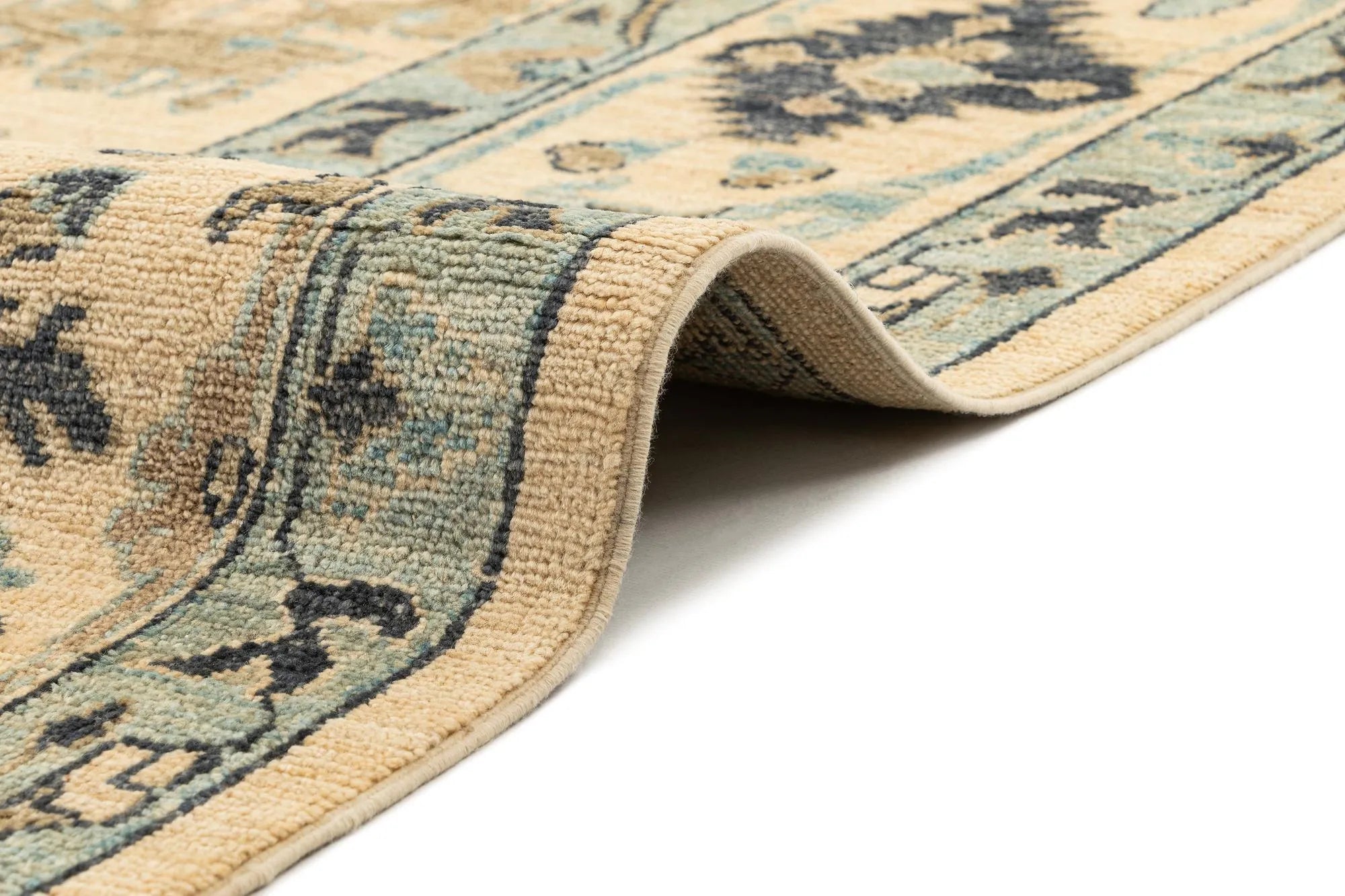Regal Oushak Hand-Knotted Wool Rug