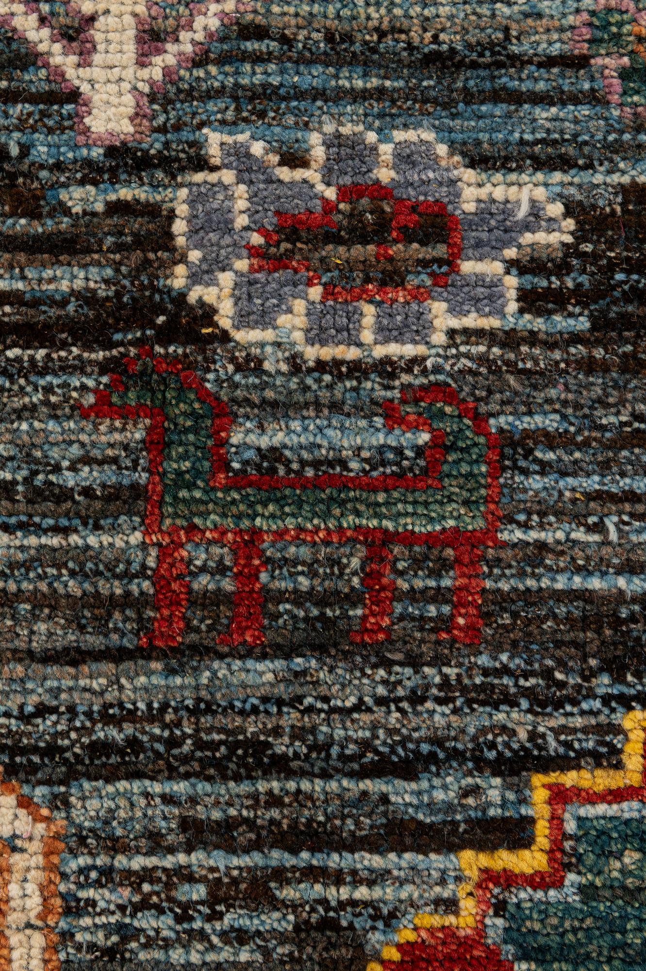 Bella Oushak Hand-Knotted Wool Rug