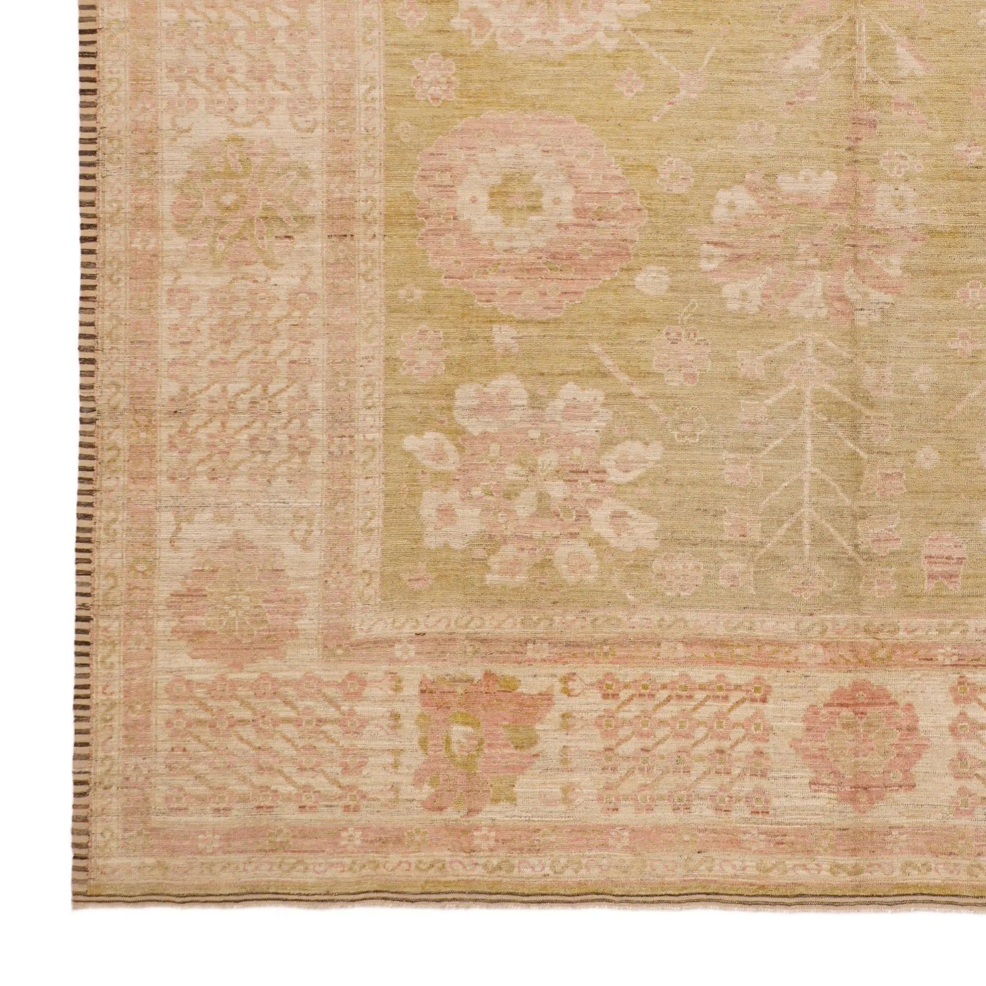 Jardin Oushak Hand-Knotted Wool Rug