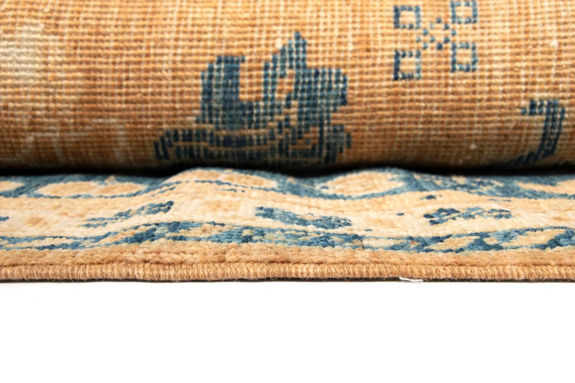 Divine Oushak Hand-Knotted Wool Rug