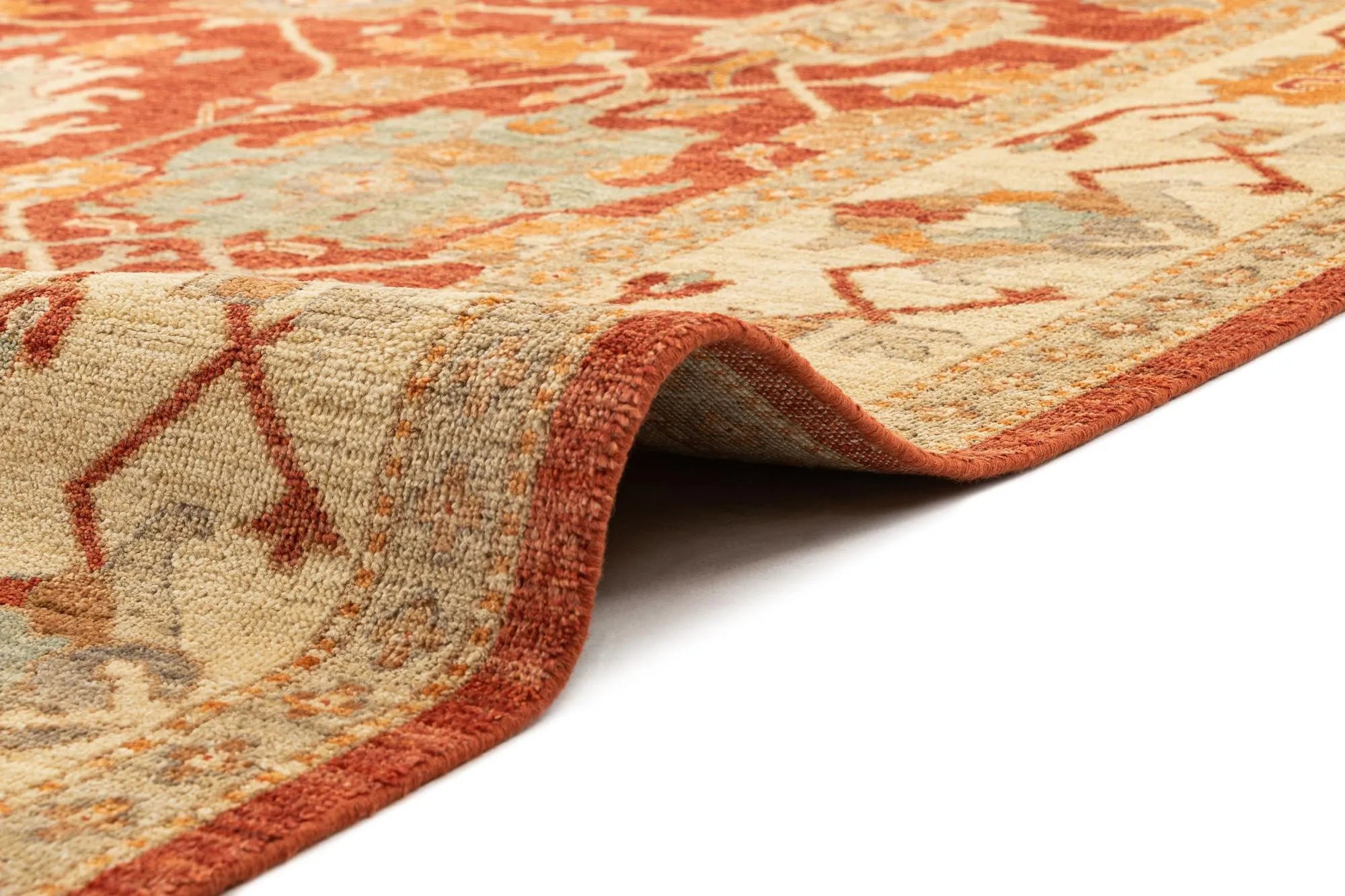 Athena Oushak Hand-Knotted Wool Rug