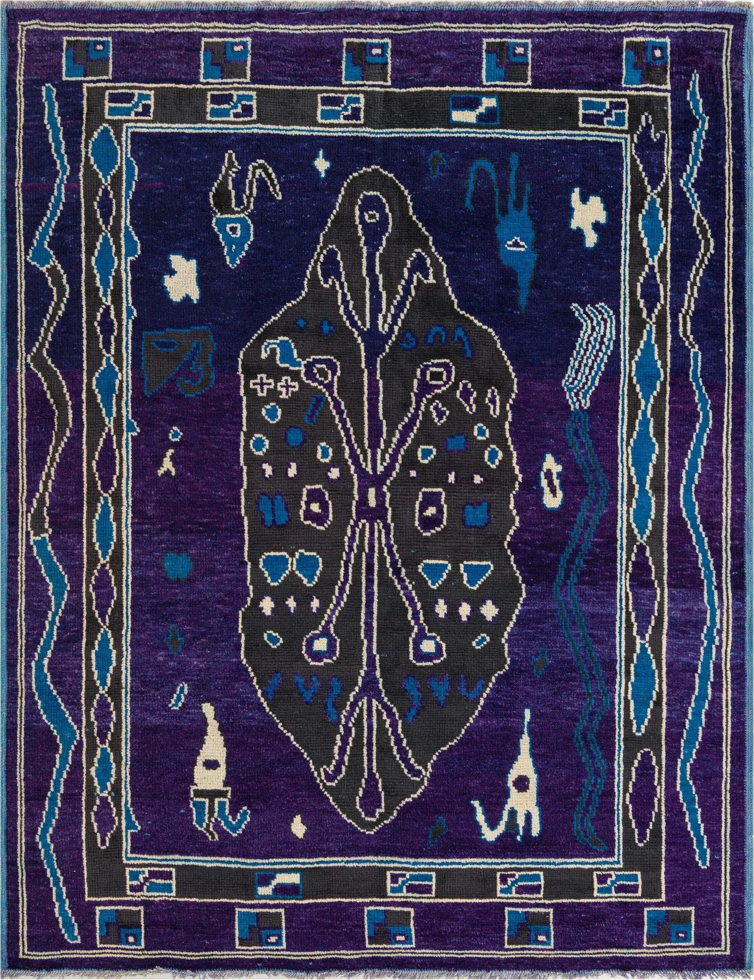 Magnolia Oushak Hand-Knotted Wool Rug