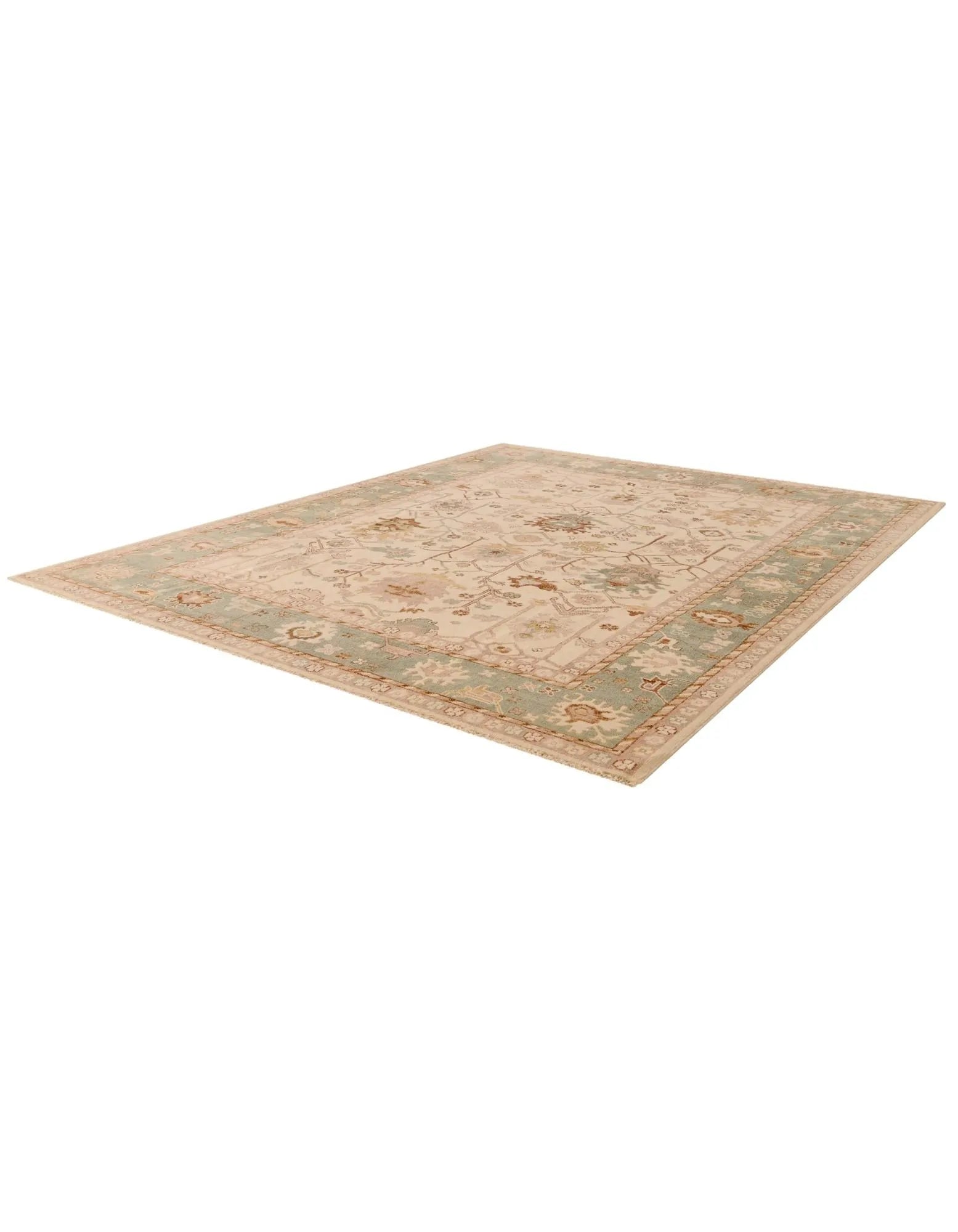 Genevieve Oushak Hand-Knotted Wool Rug