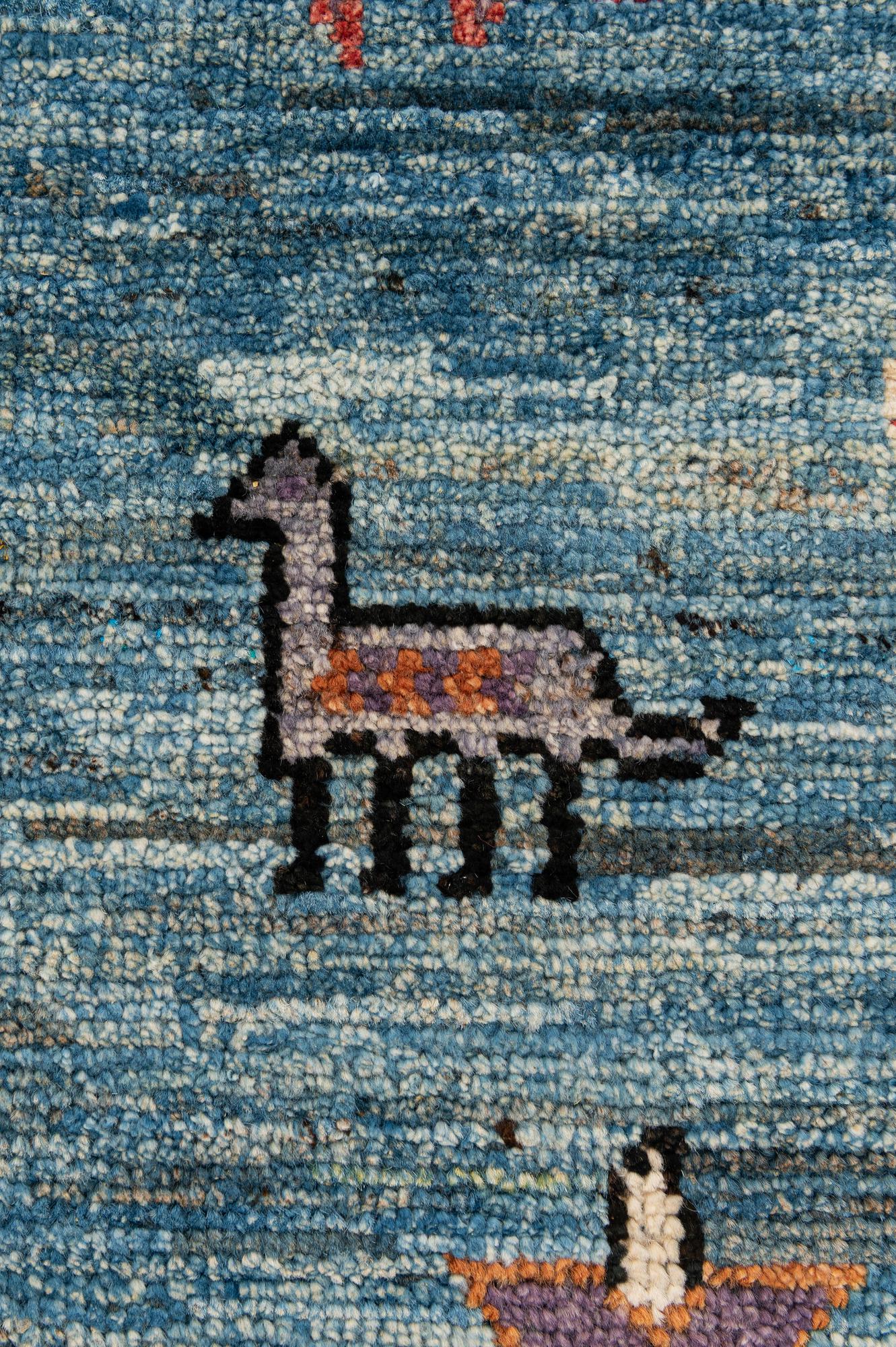 Medallion Oushak Hand-Knotted Wool Rug