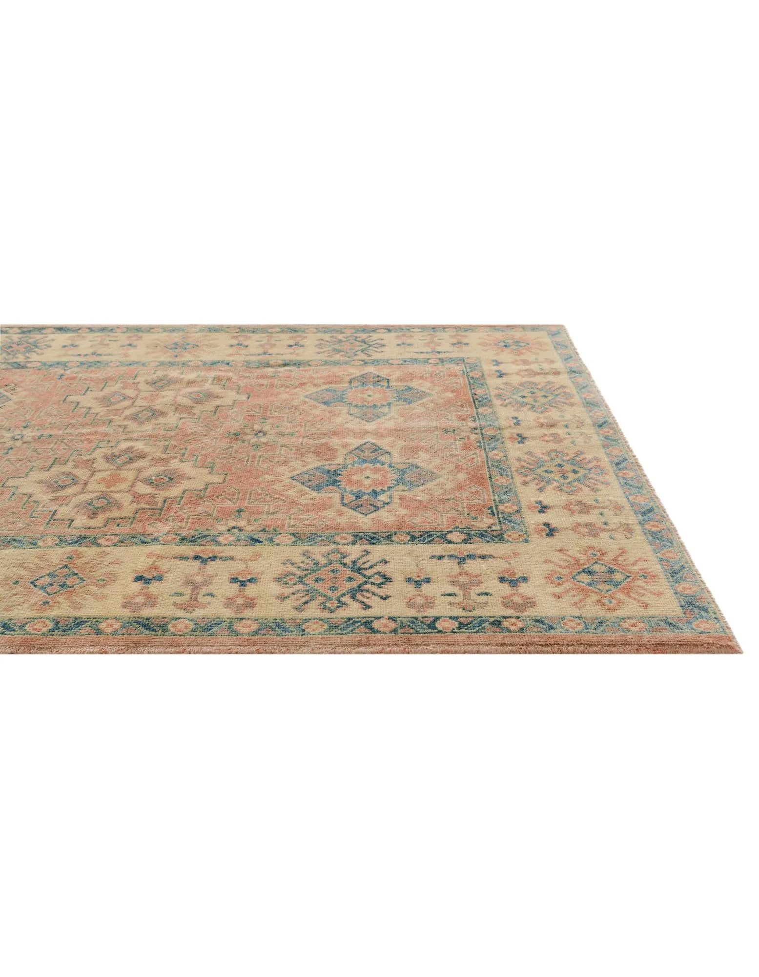 Camellia Oushak Hand-Knotted Wool Rug