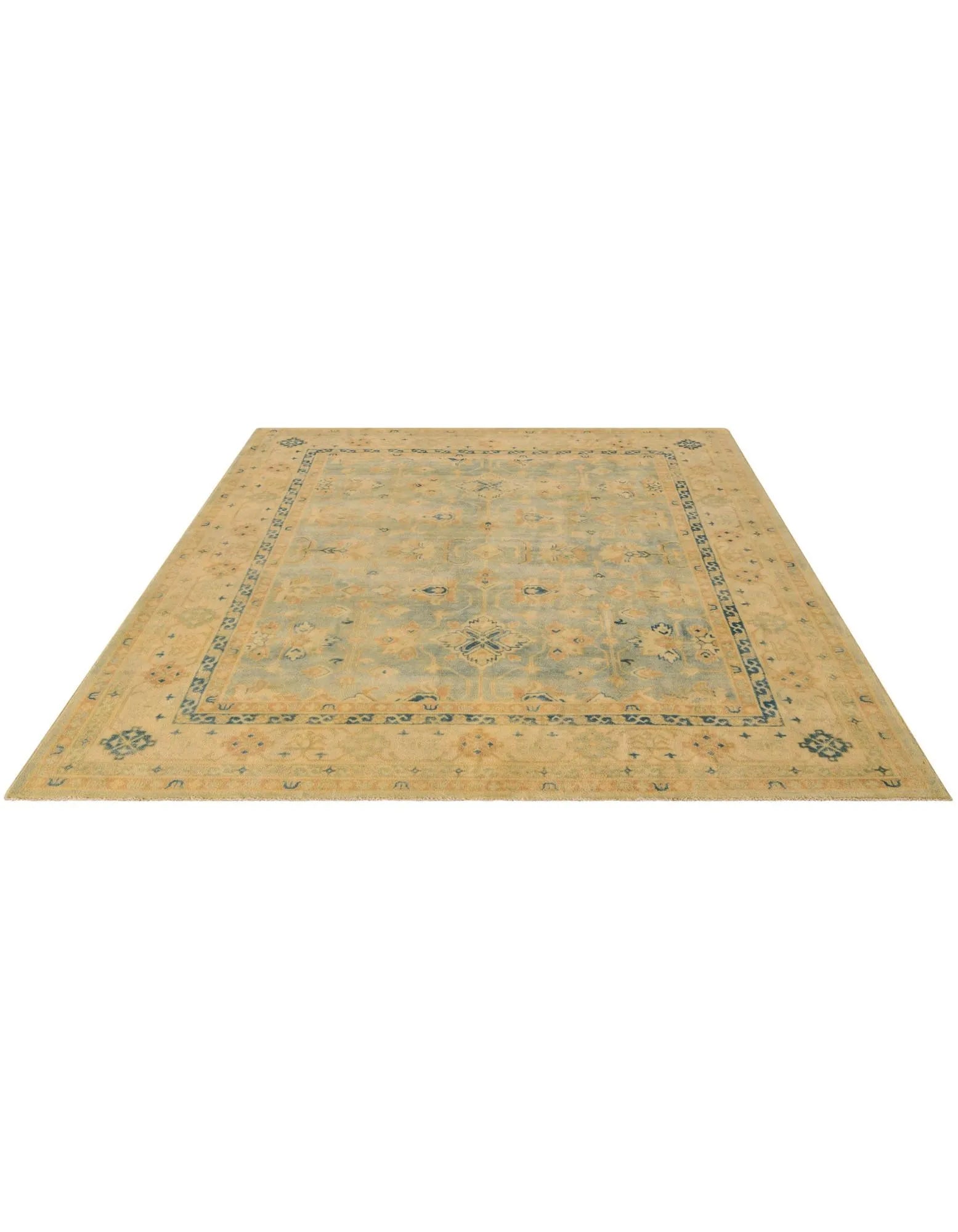 Elara Oushak Hand-Knotted Wool Rug