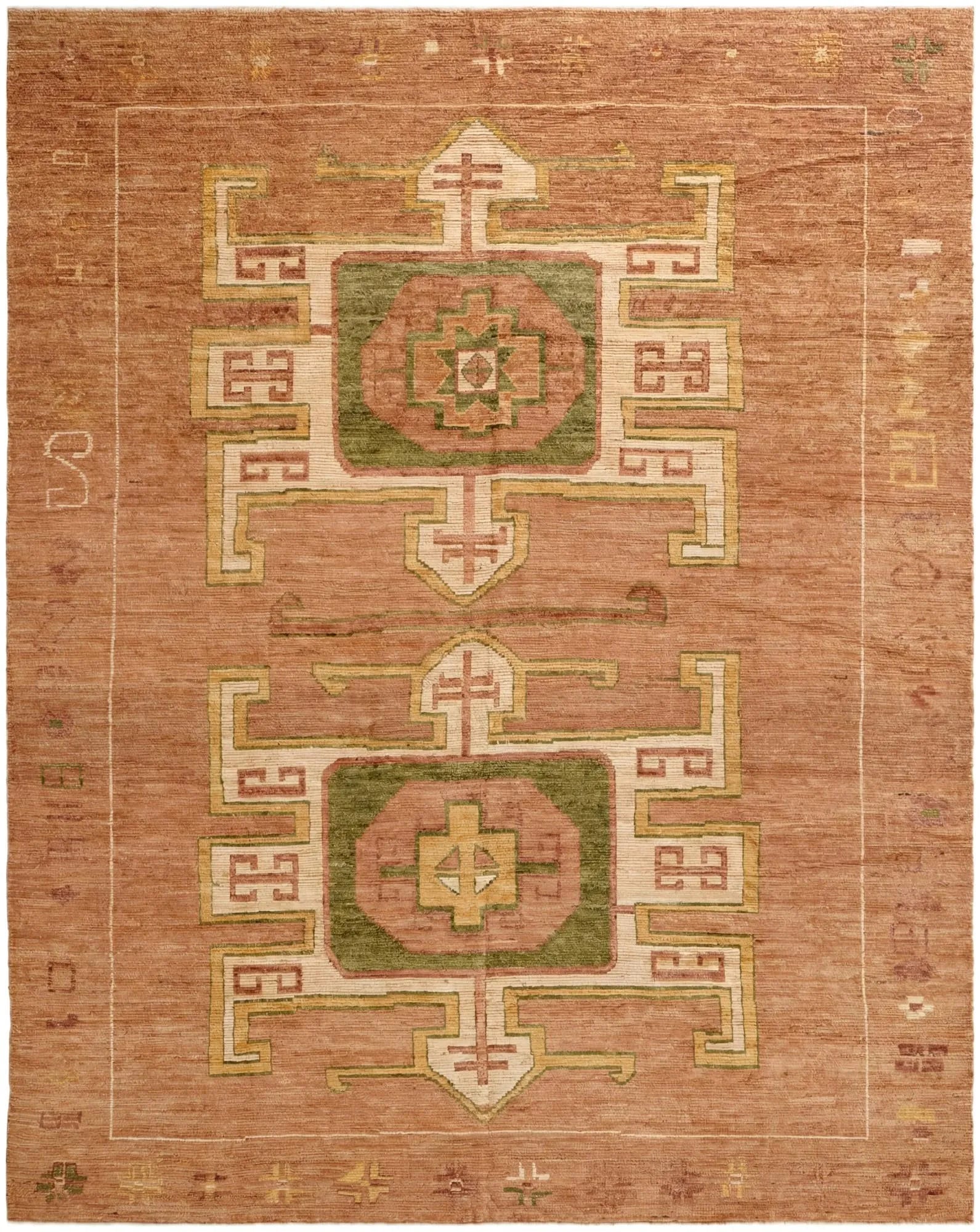 Royale Oushak Hand-Knotted Wool Rug