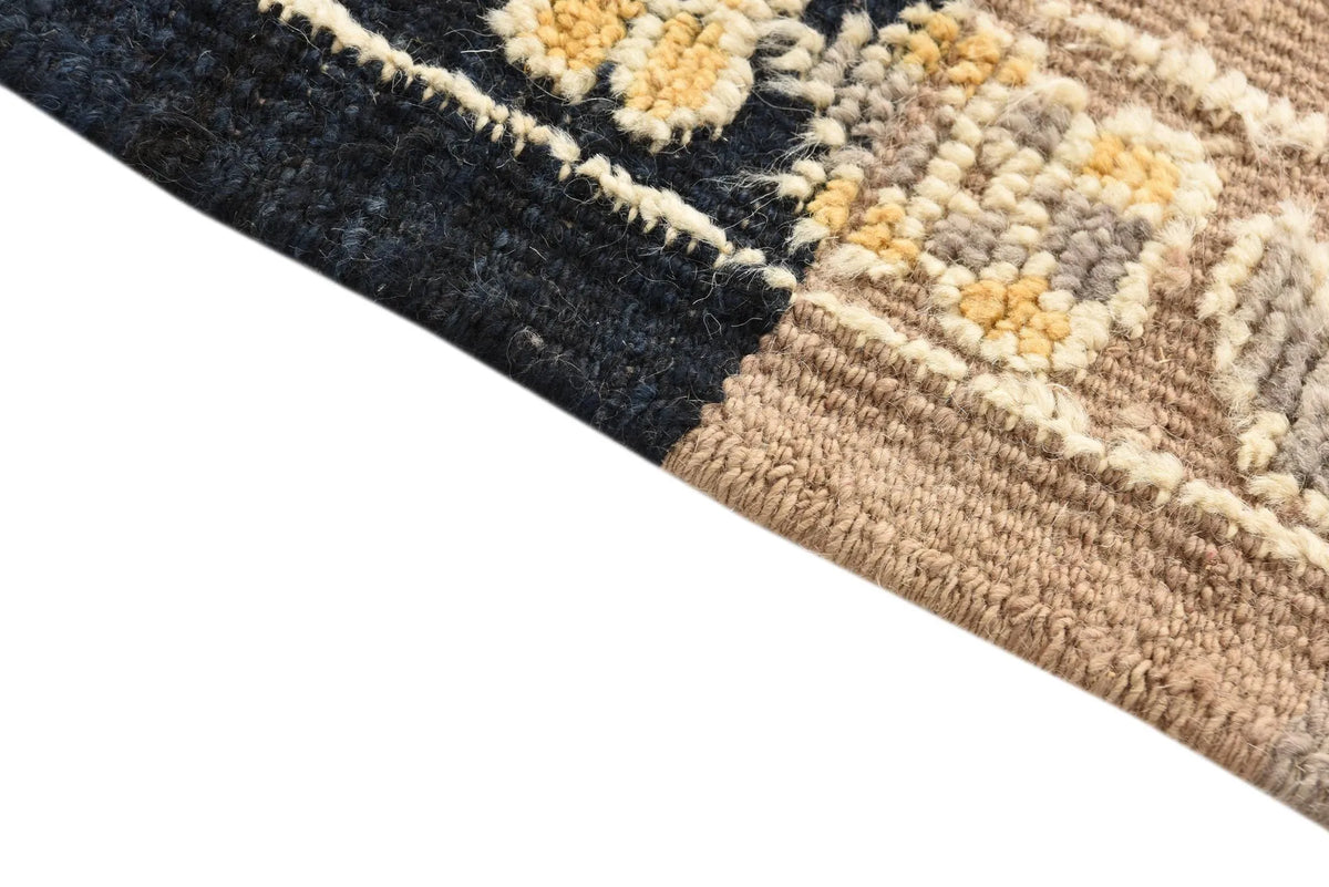 Olive Oushak Hand-Knotted Wool Rug