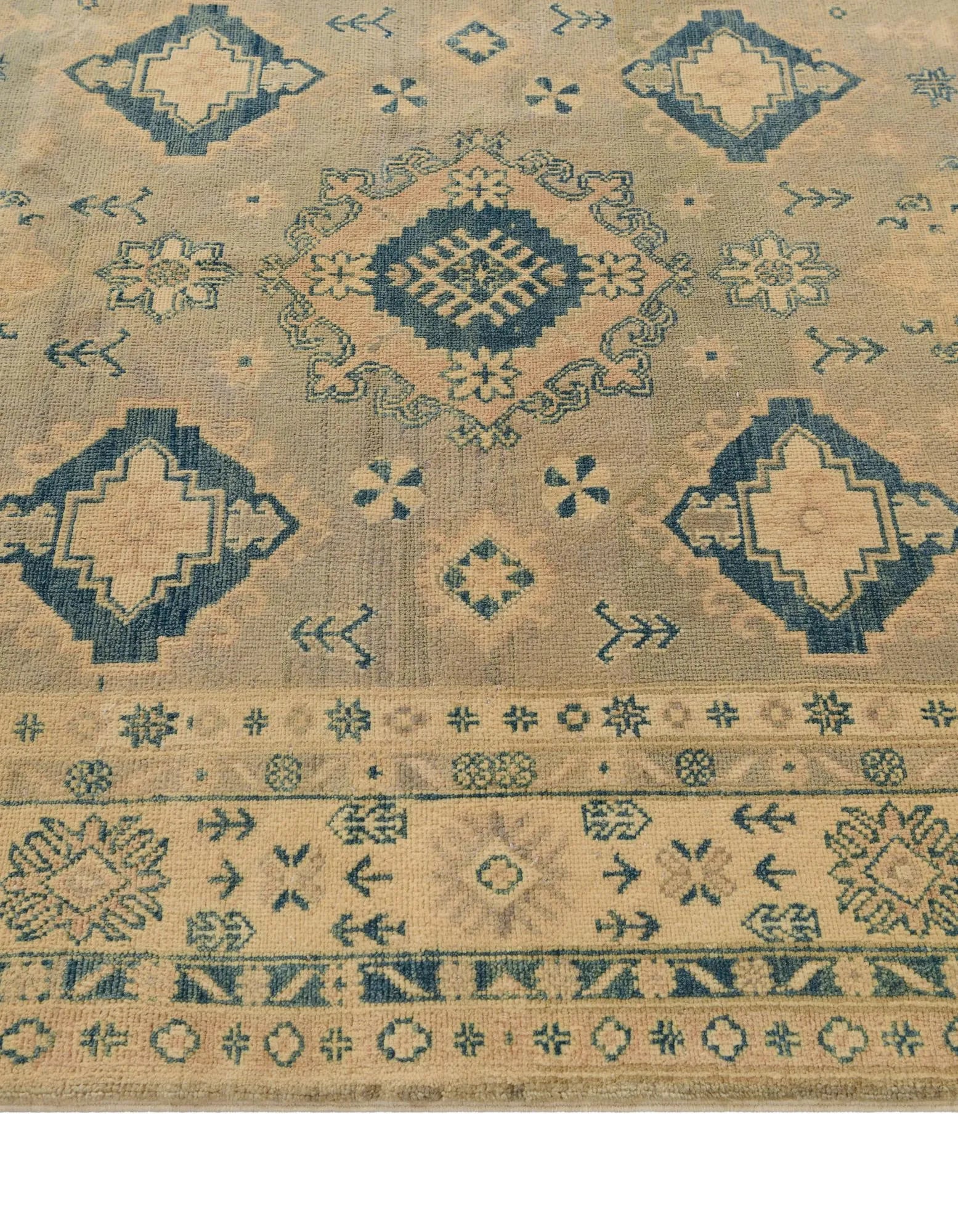 Marigold Oushak Hand-Knotted Wool Rug