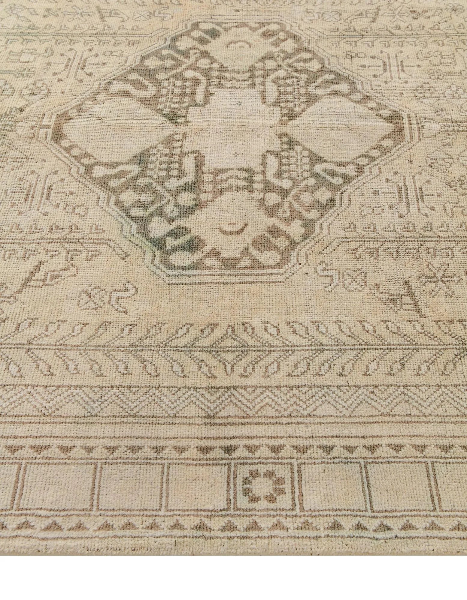 Bluebell Oushak Hand-Knotted Wool Rug