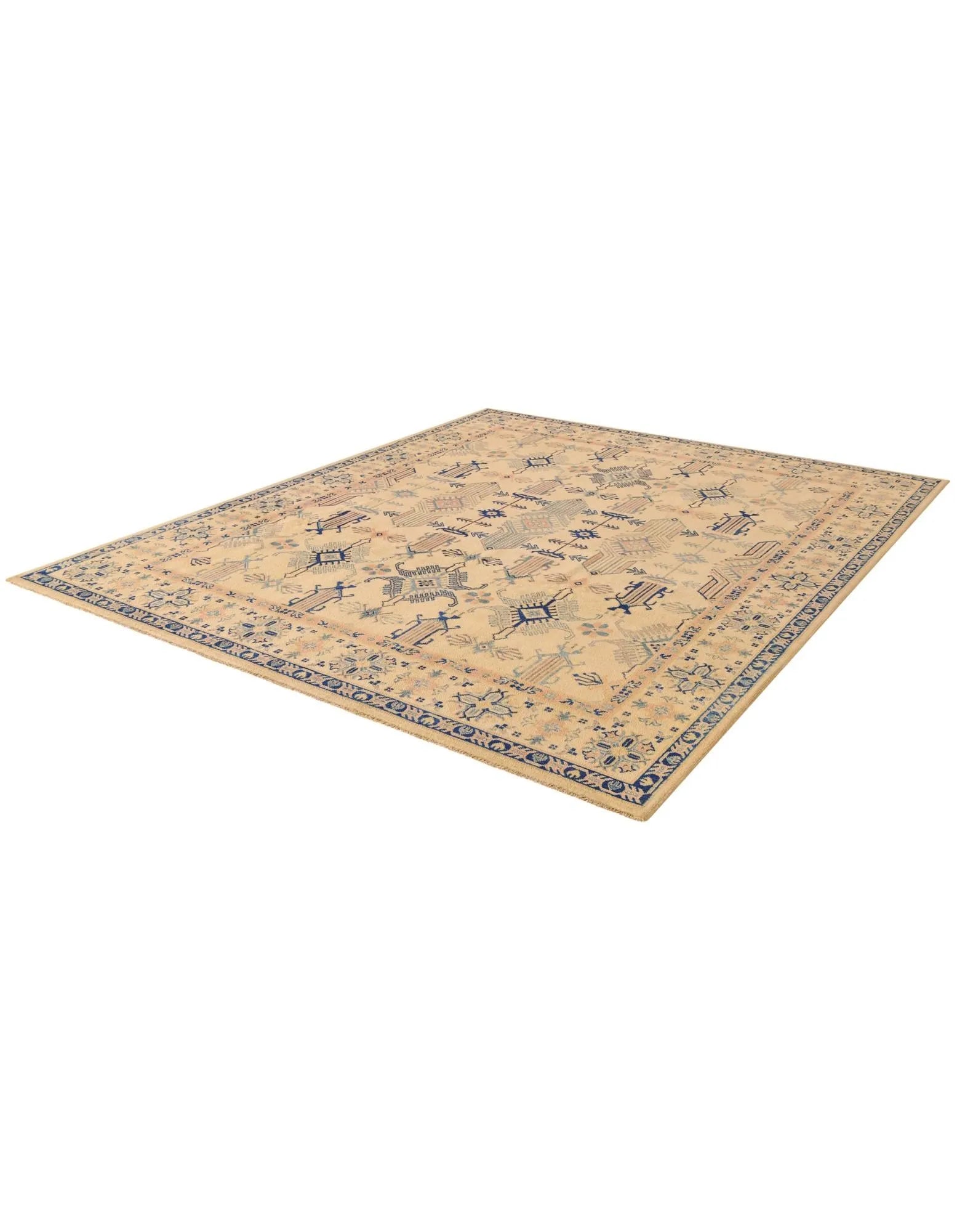 Grandeur Oushak Hand-Knotted Wool Rug