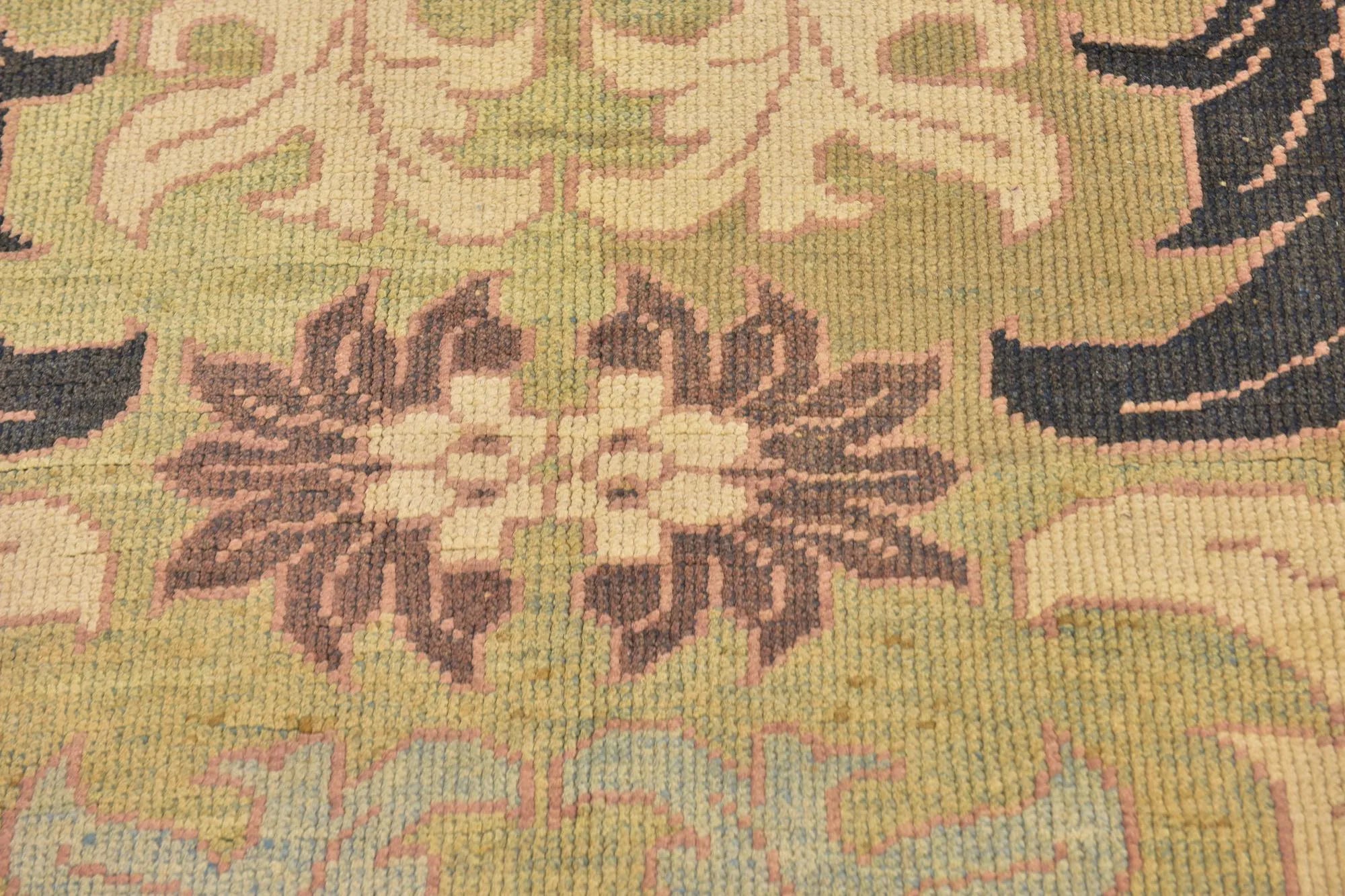 Sophia Oushak Hand-Knotted Wool Rug