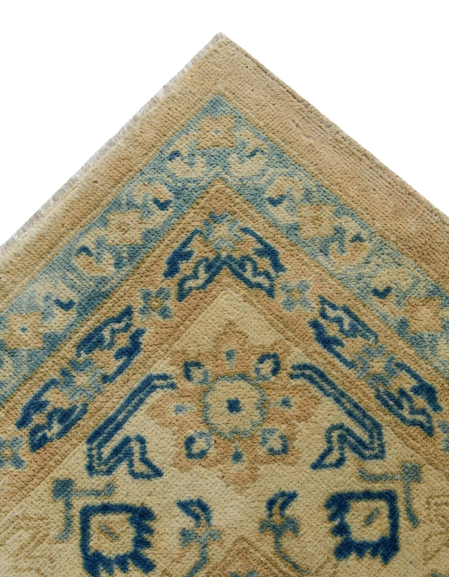 Bloom Oushak Hand-Knotted Wool Rug