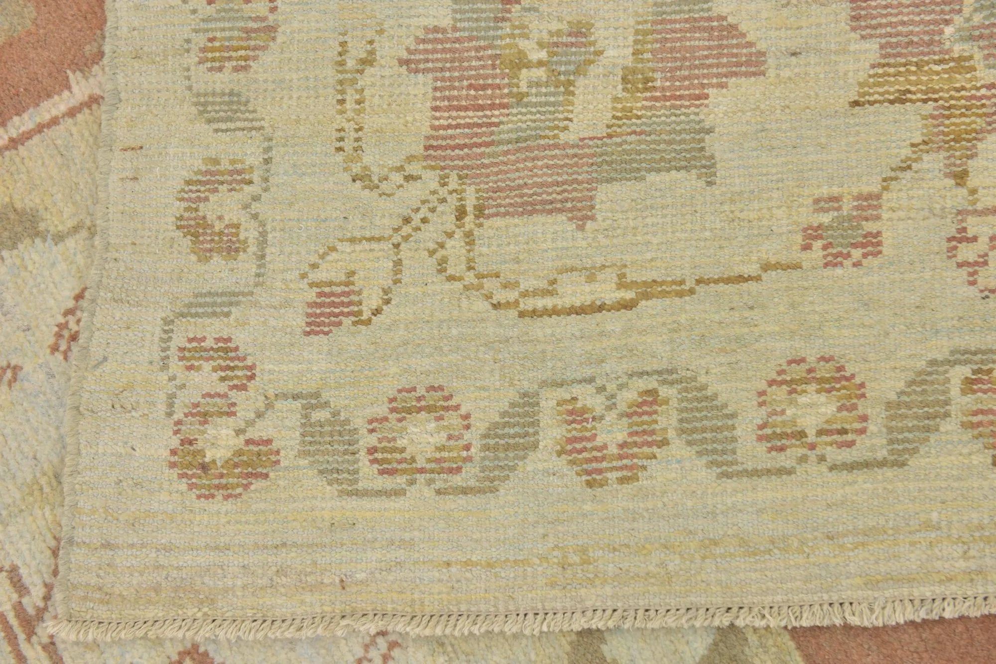 Royal Oushak Hand-Knotted Wool Rug