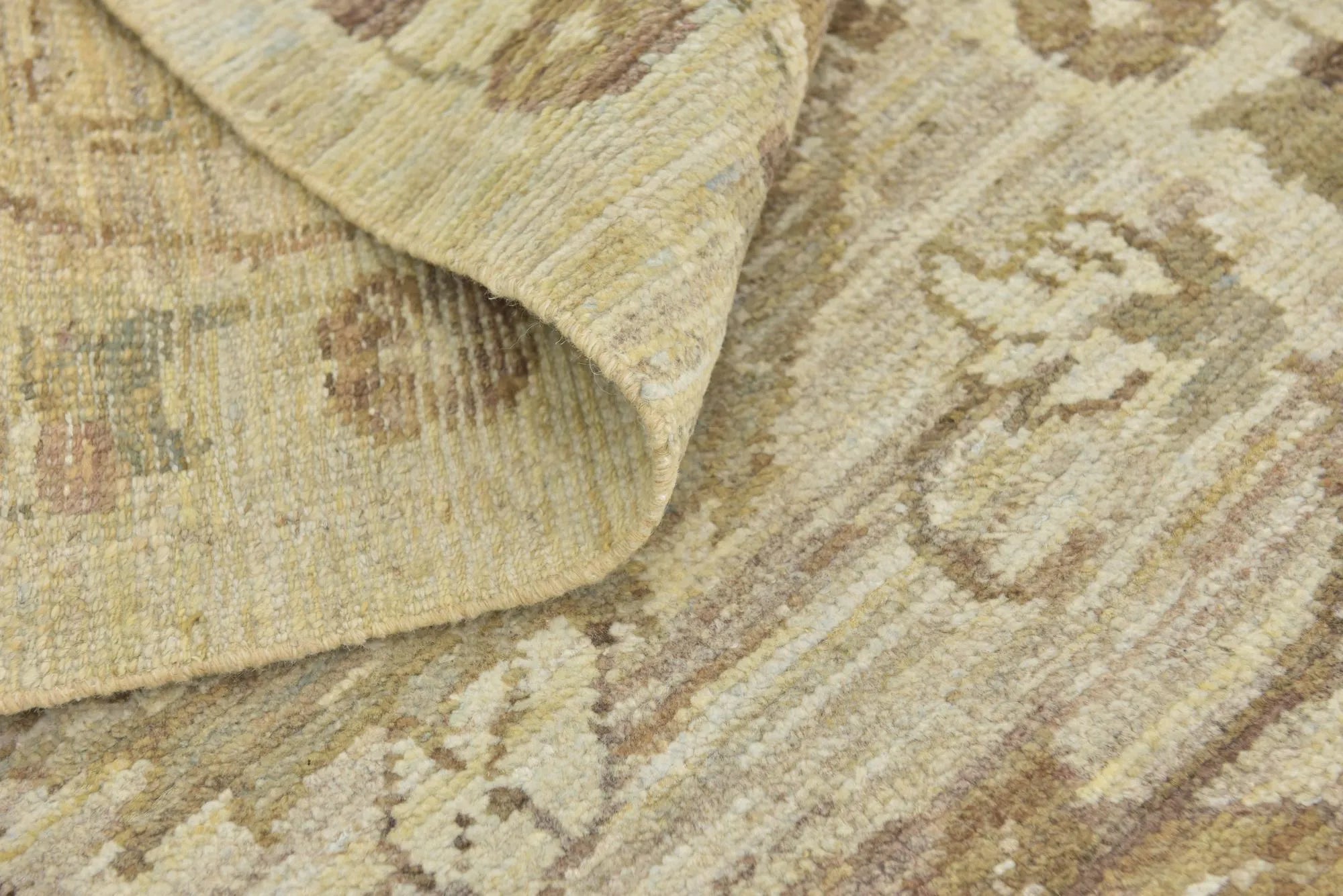 Imperial Oushak Hand-Knotted Wool Rug