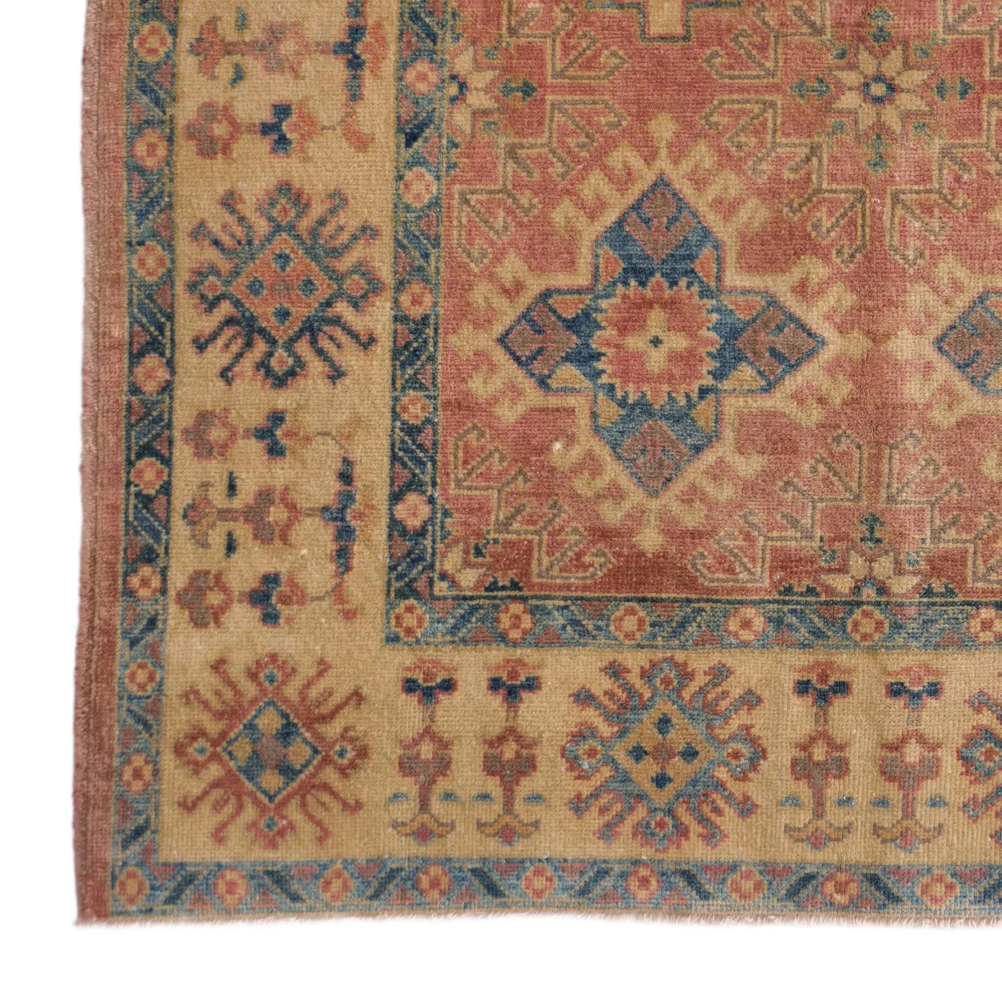 Camellia Oushak Hand-Knotted Wool Rug