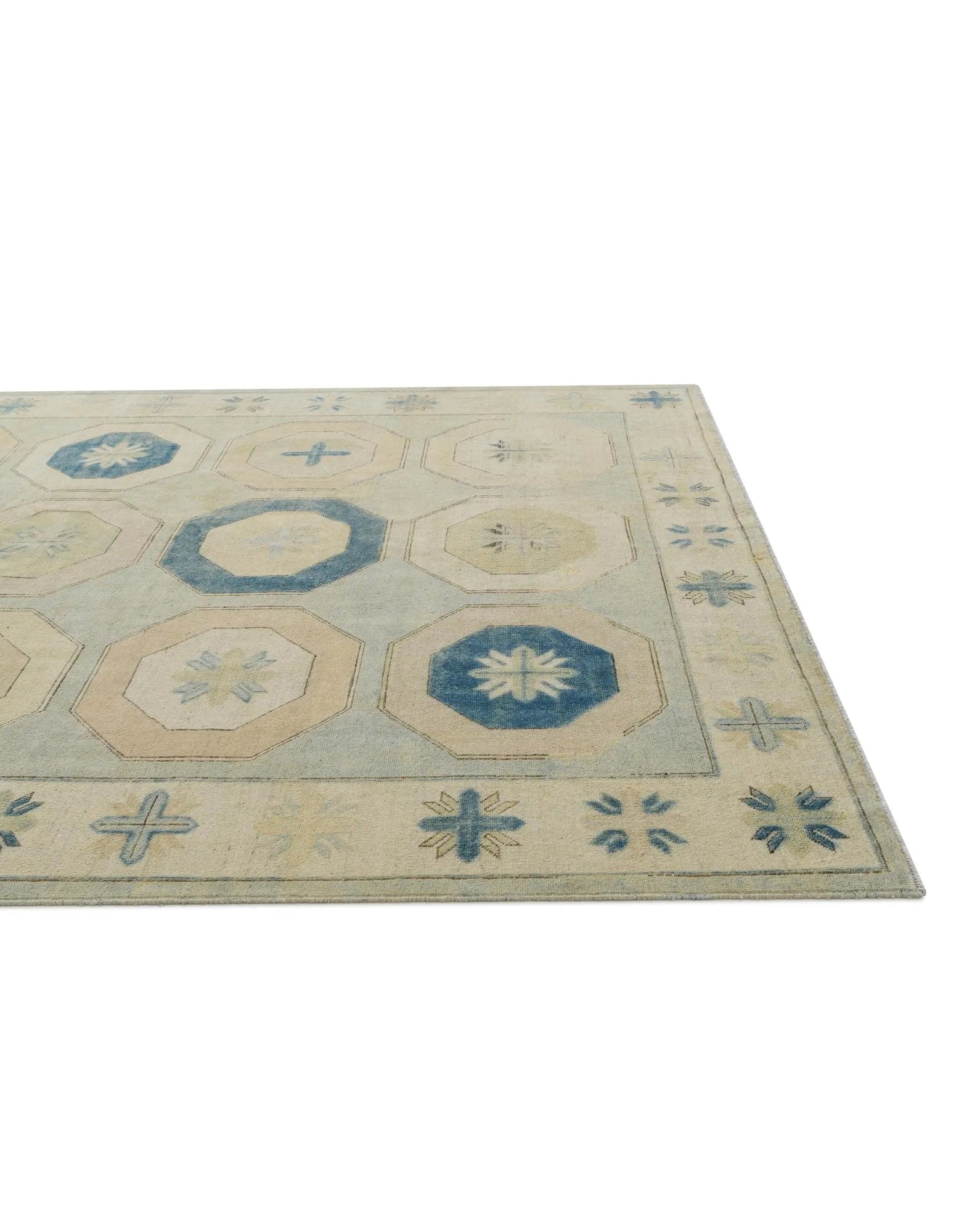Ophelia Oushak Hand-Knotted Wool Rug