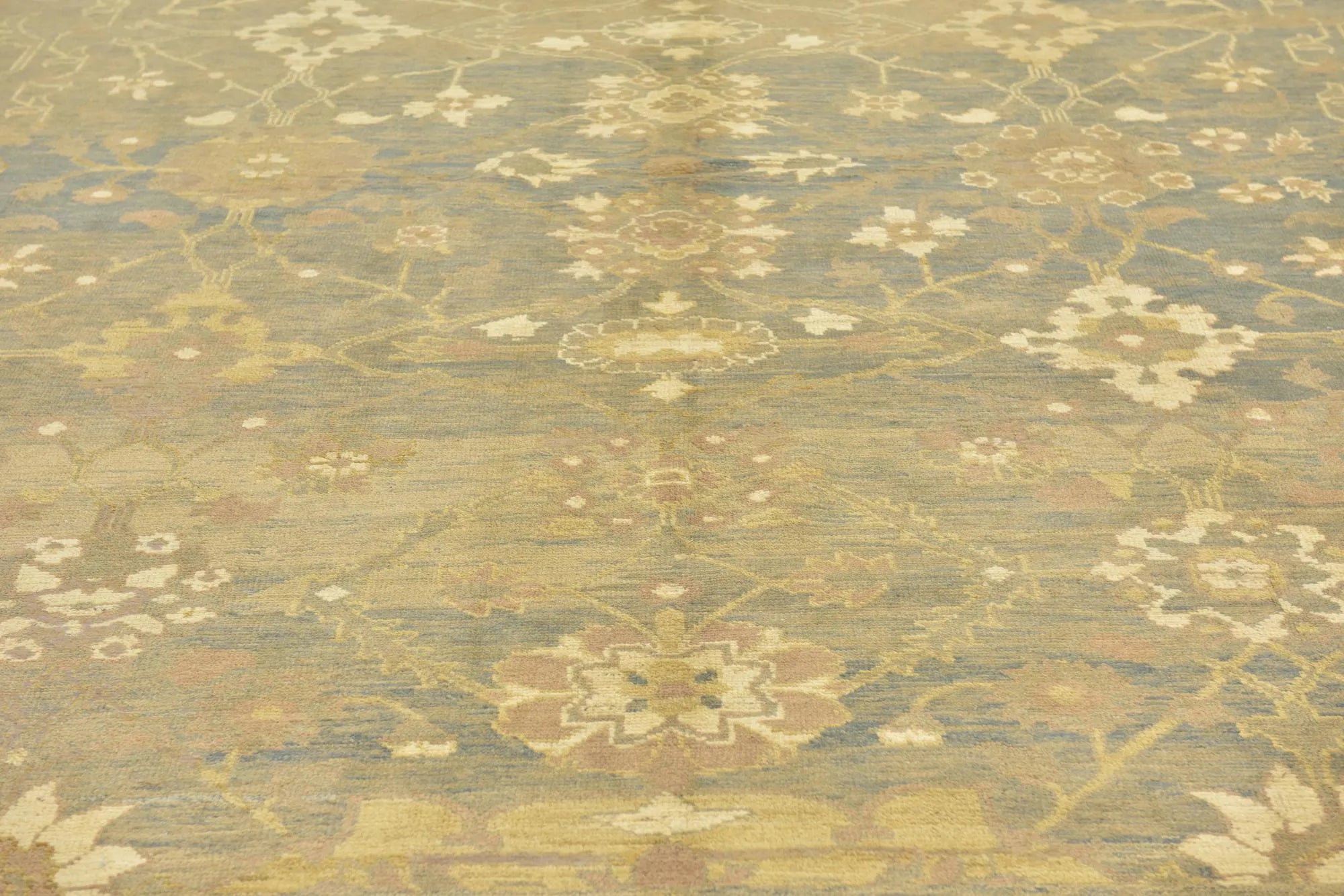 Emilia Oushak Hand-Knotted Wool Rug