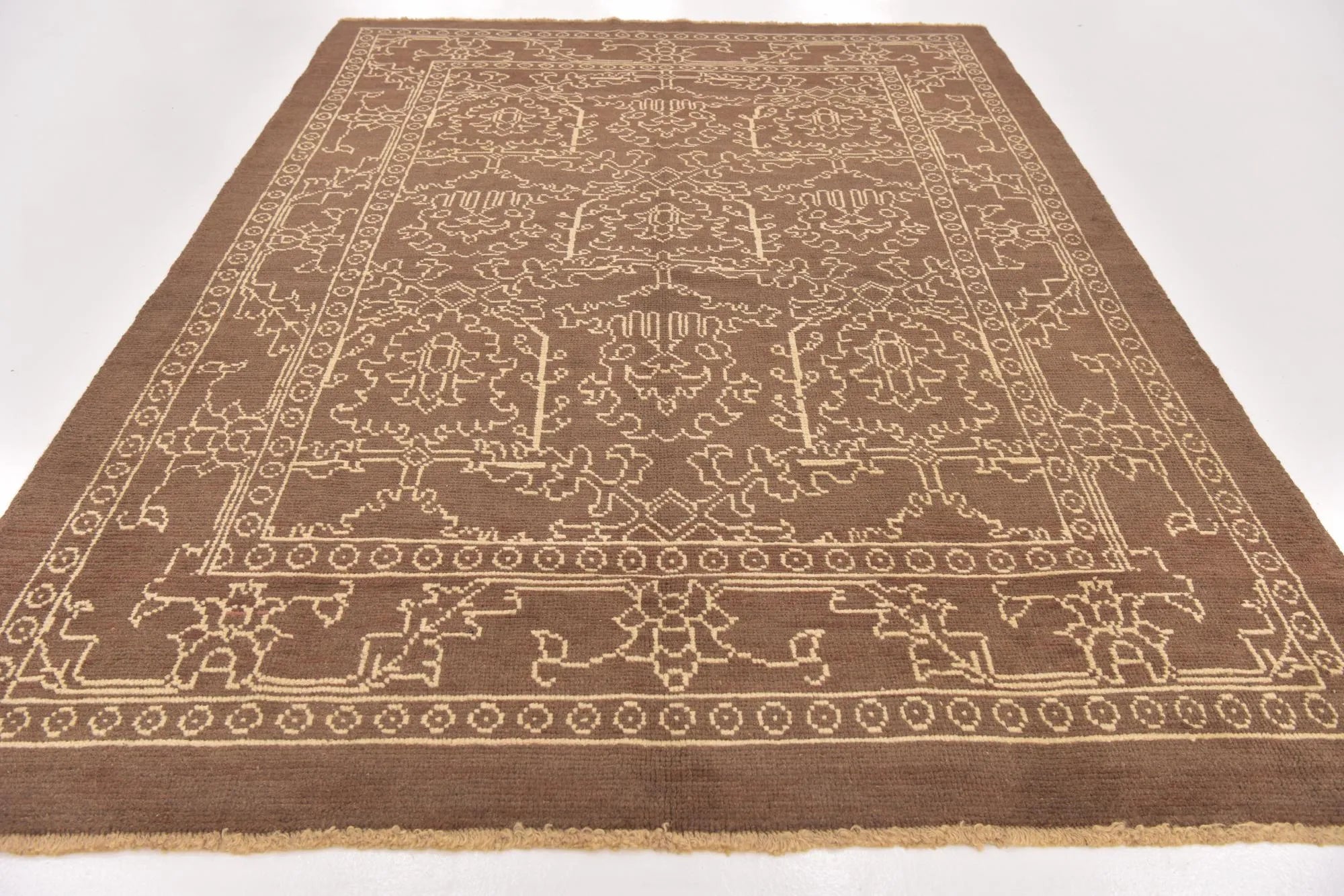 Wildflower Oushak Hand-Knotted Wool Rug