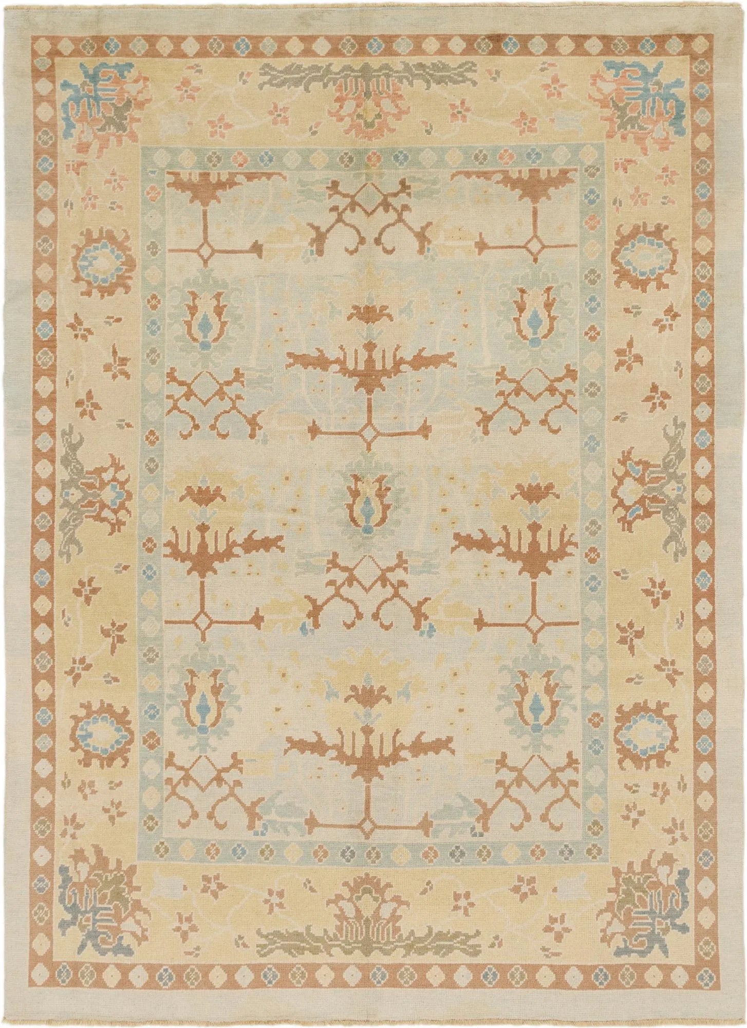 Lucia Oushak Hand-Knotted Wool Rug