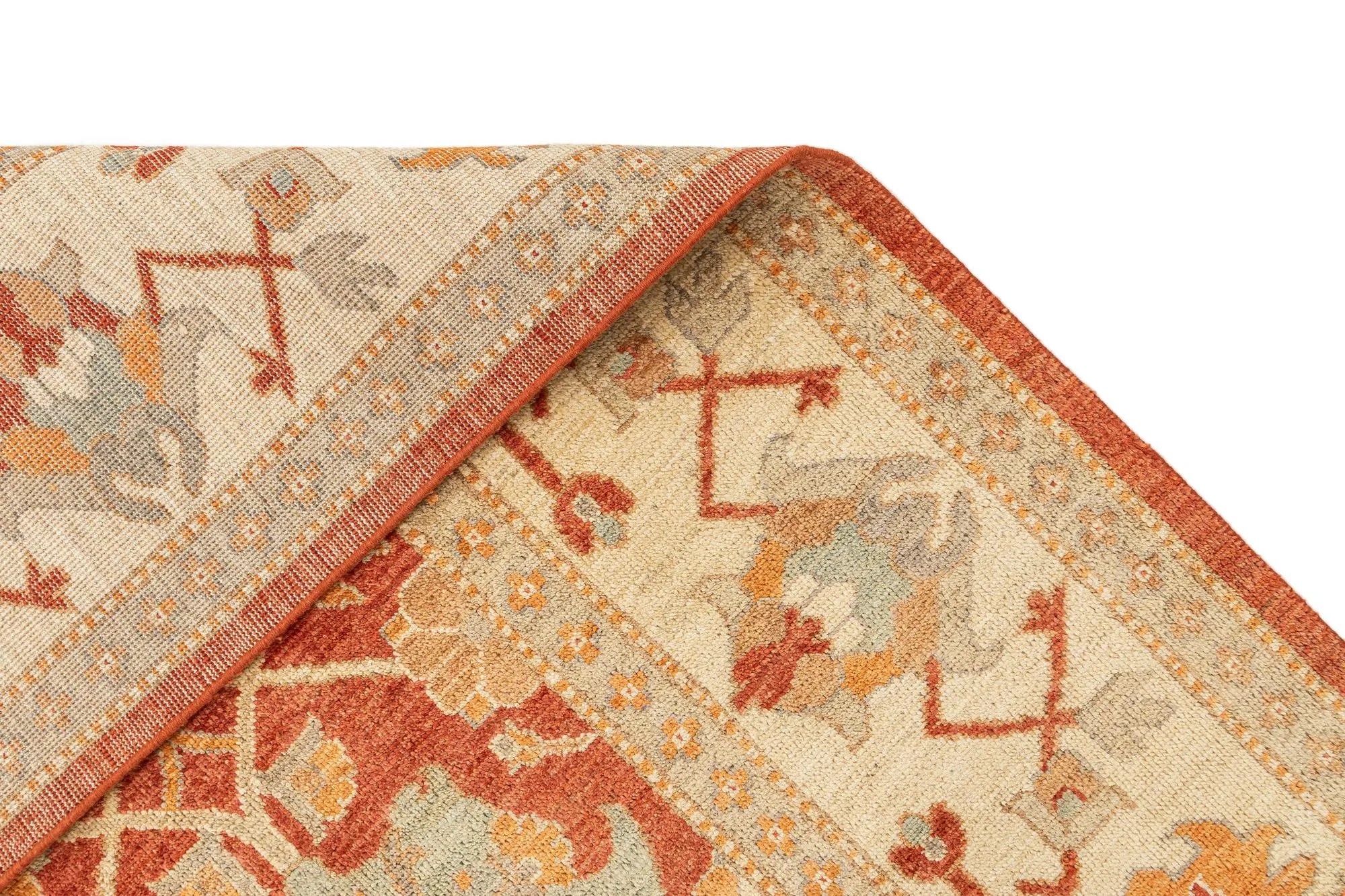 Athena Oushak Hand-Knotted Wool Rug