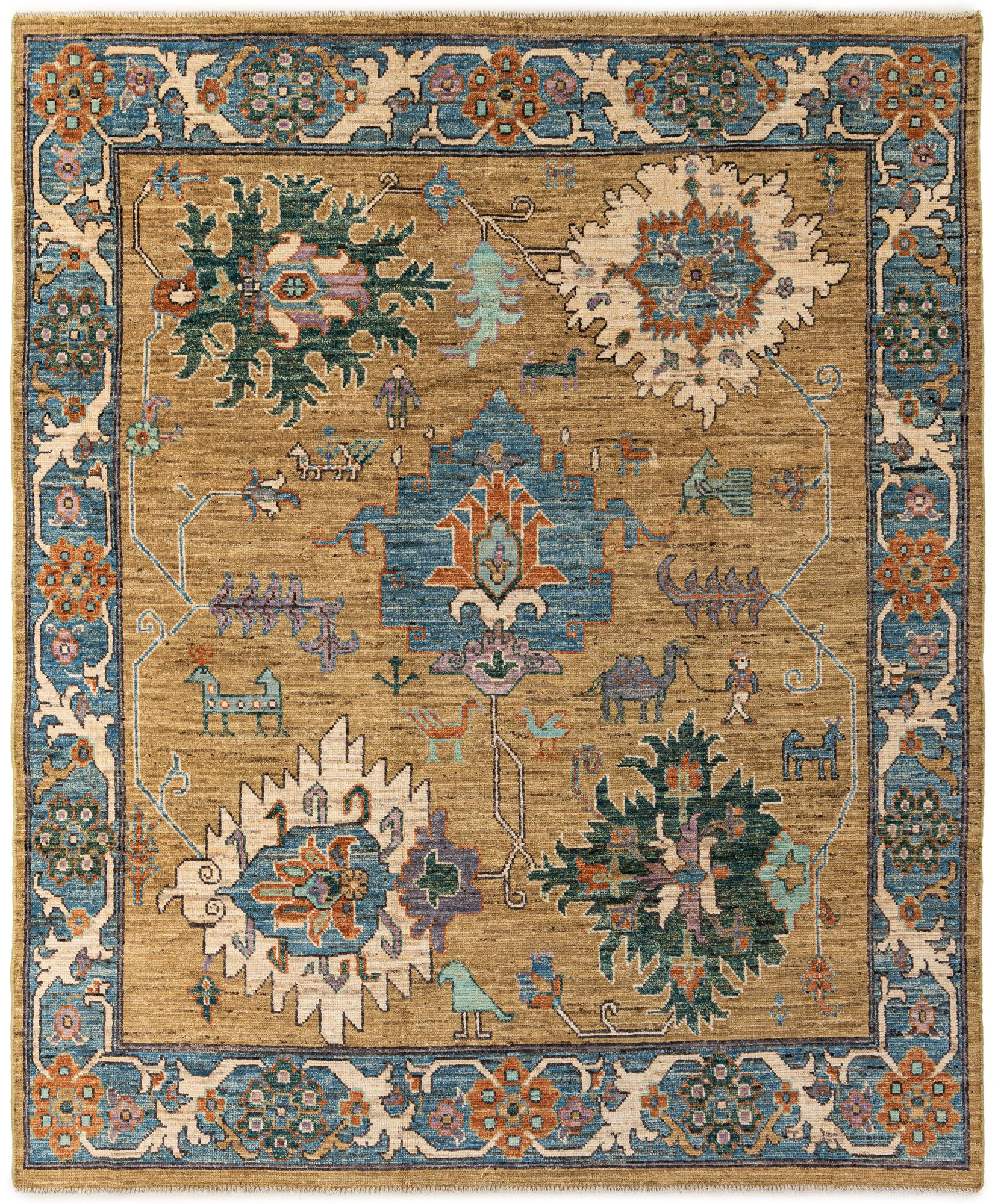 Elysian Oushak Hand-Knotted Wool Rug