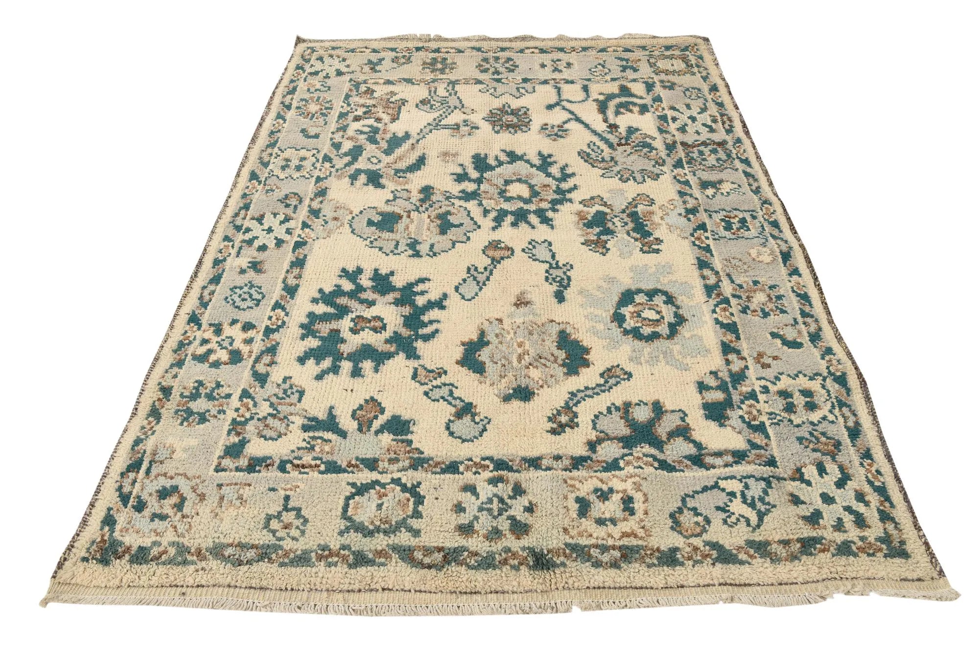 Liliana Oushak Hand-Knotted Wool Rug