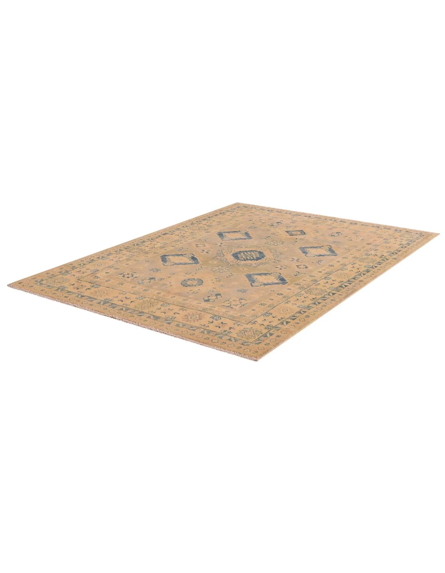 Marigold Oushak Hand-Knotted Wool Rug